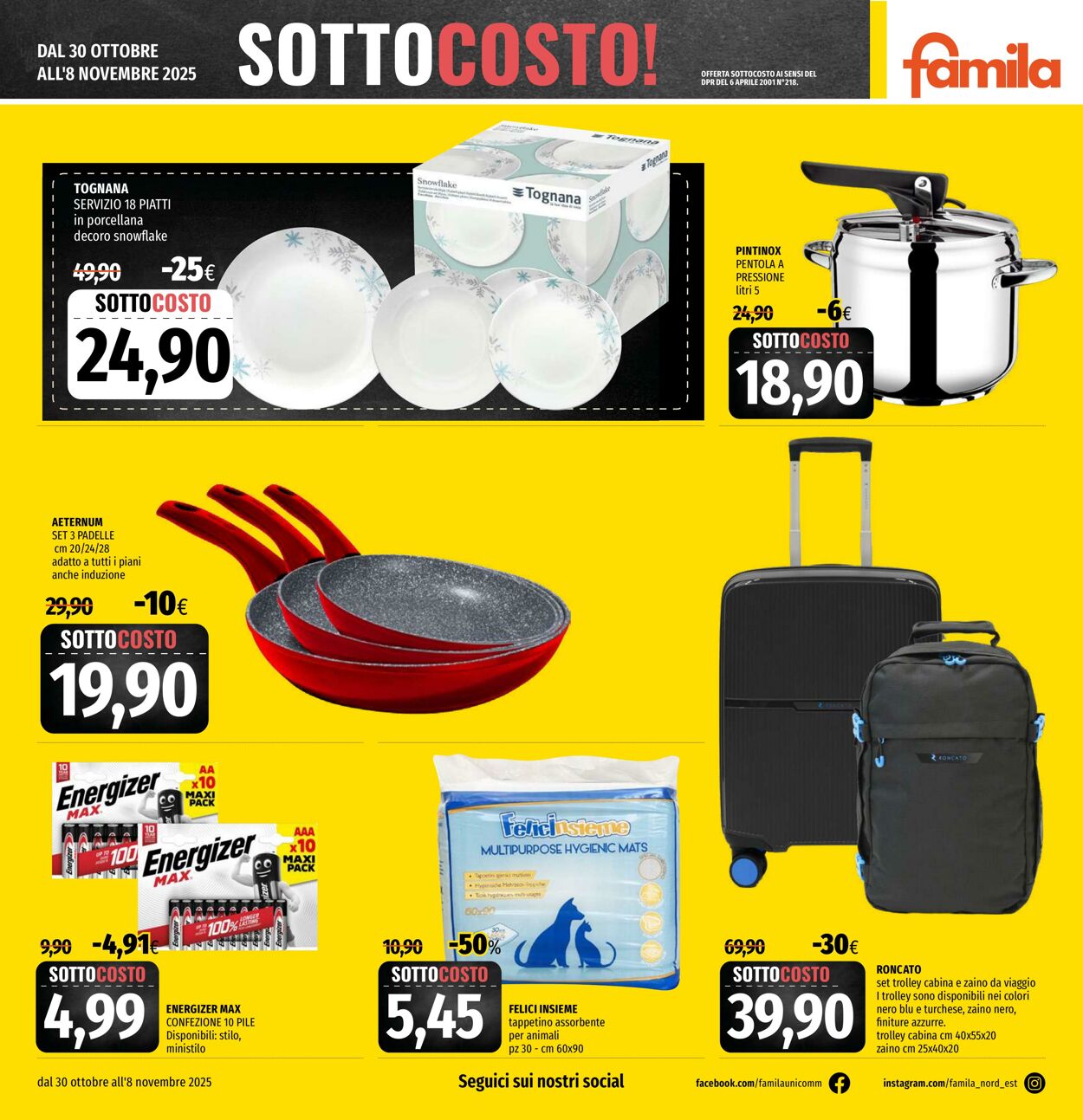 Volantino Famila 30.10.2025 - 12.11.2025
