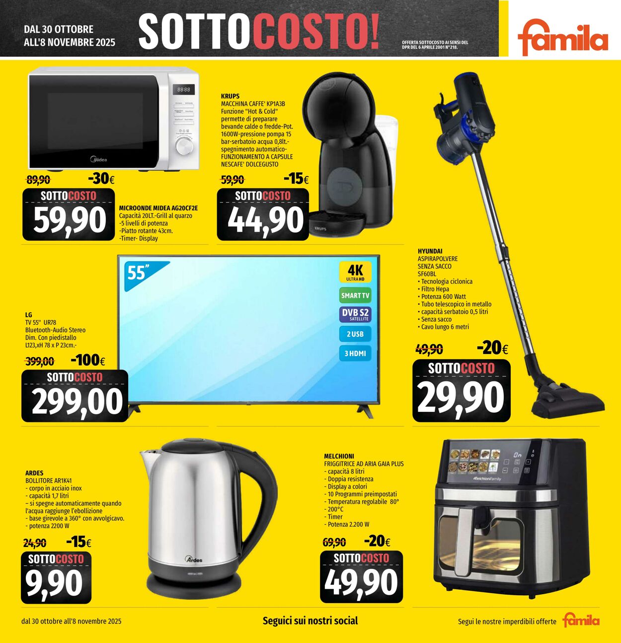 Volantino Famila 30.10.2025 - 12.11.2025