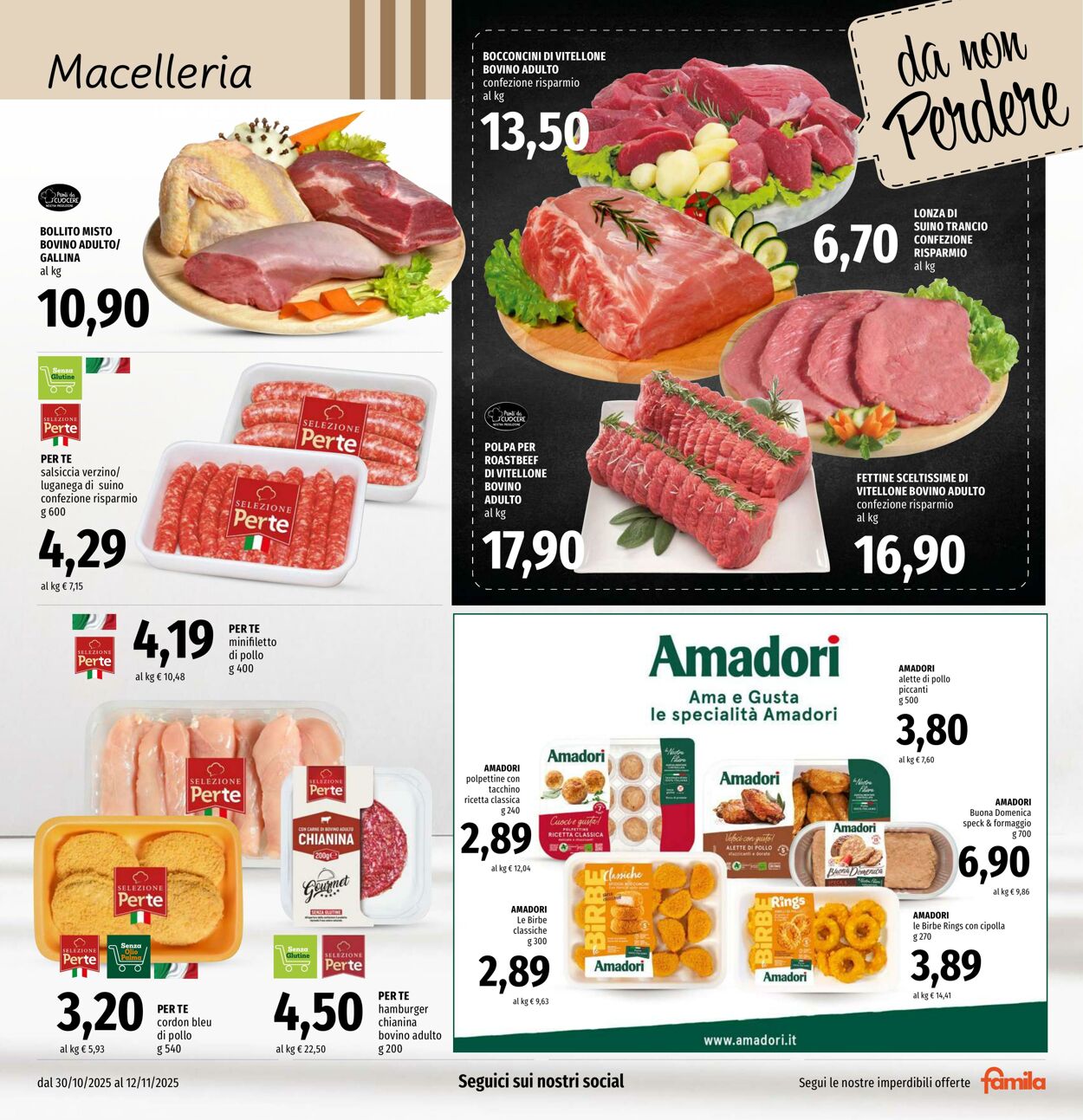 Volantino Famila 30.10.2025 - 12.11.2025