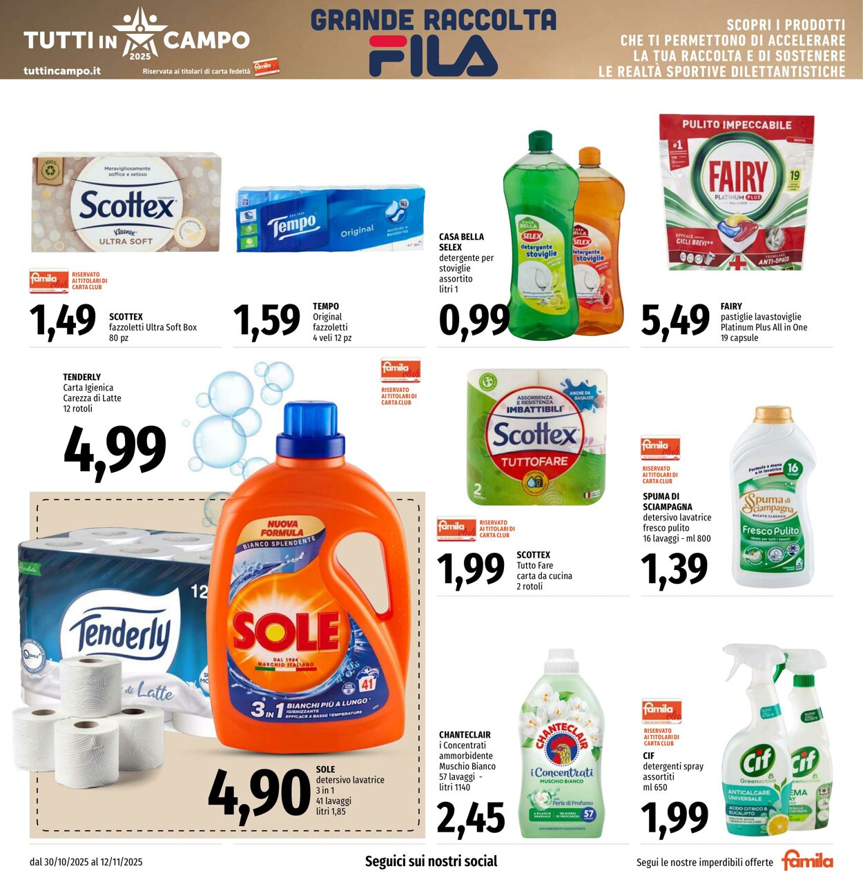 Volantino Famila 30.10.2025 - 12.11.2025