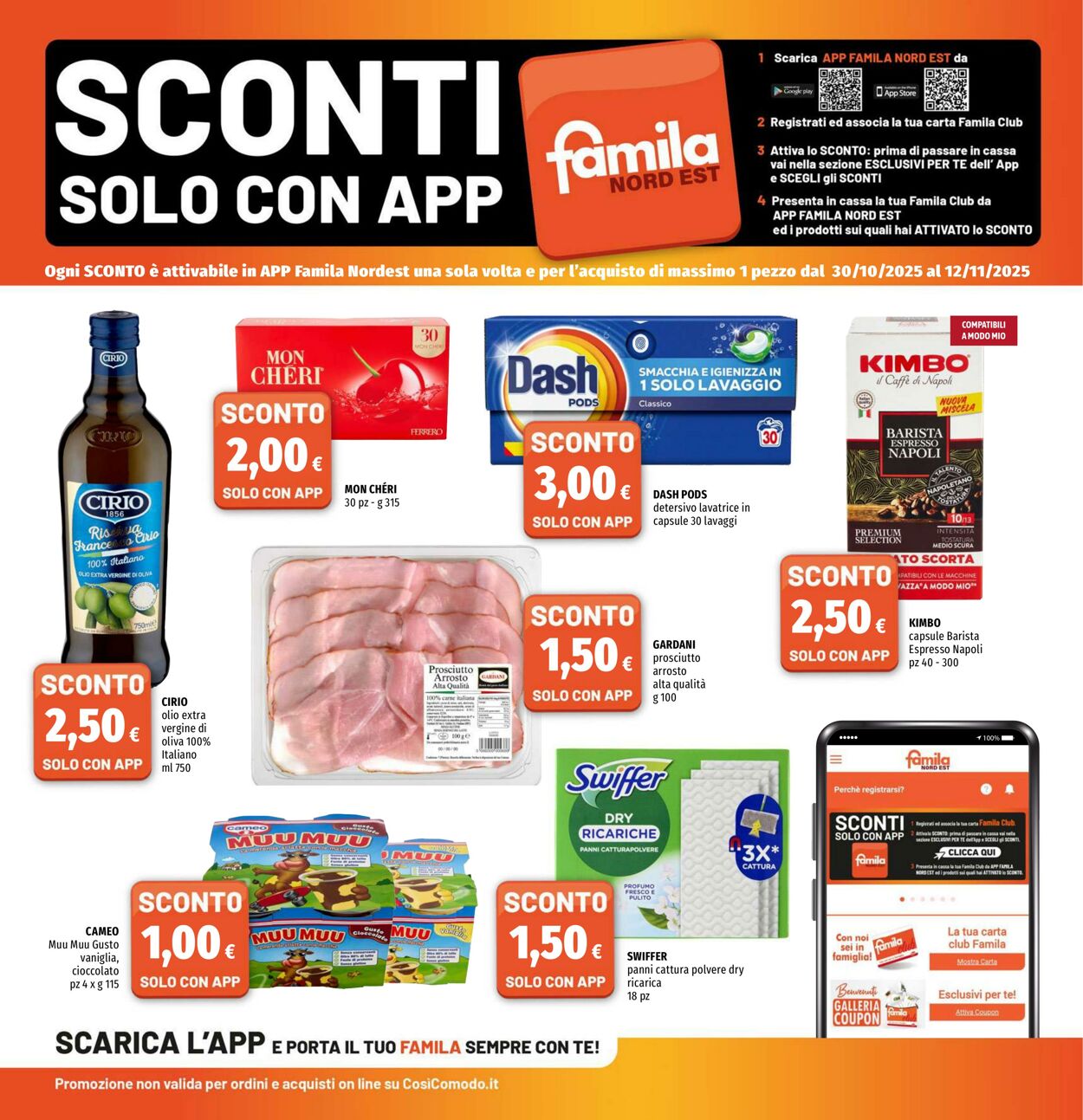 Volantino Famila 30.10.2025 - 12.11.2025