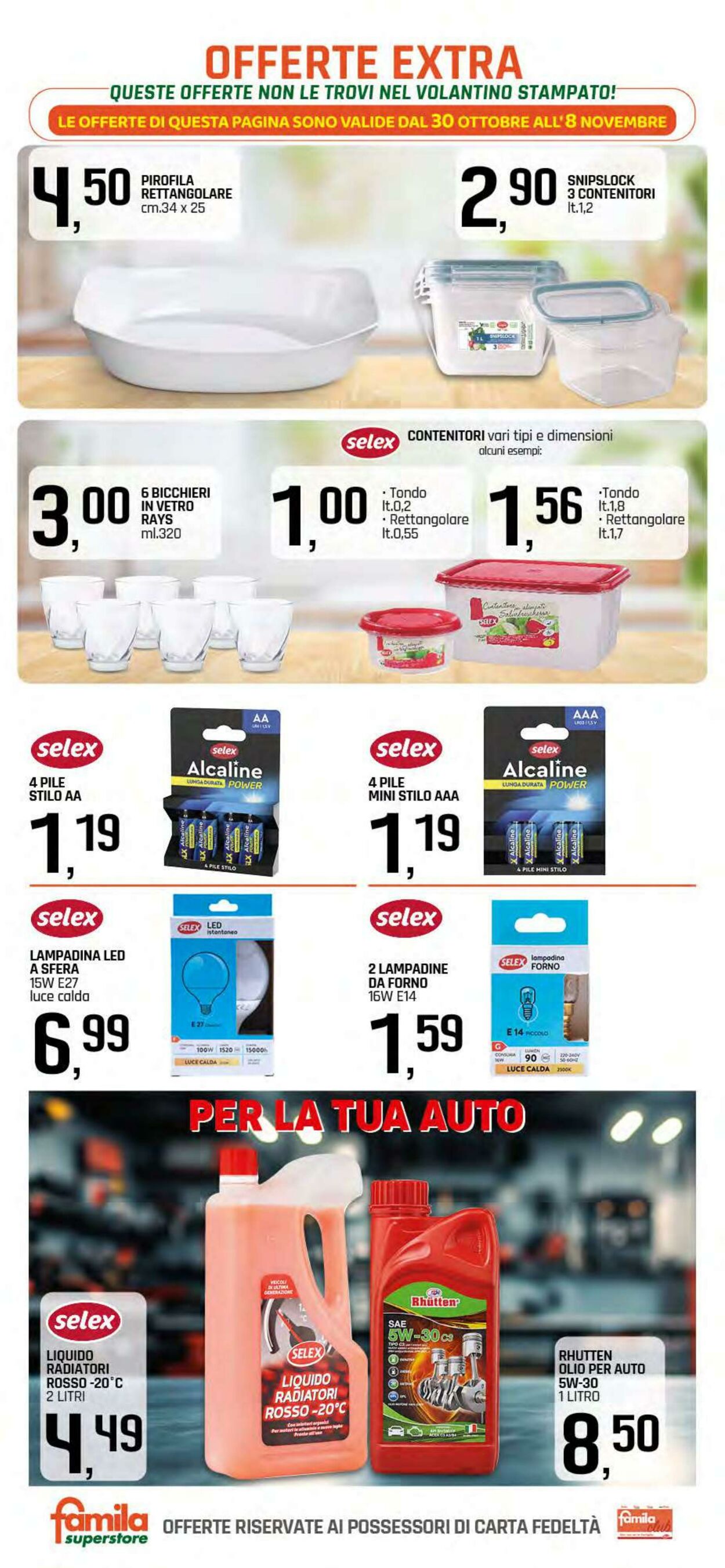 Volantino Famila 30.10.2025 - 08.11.2025
