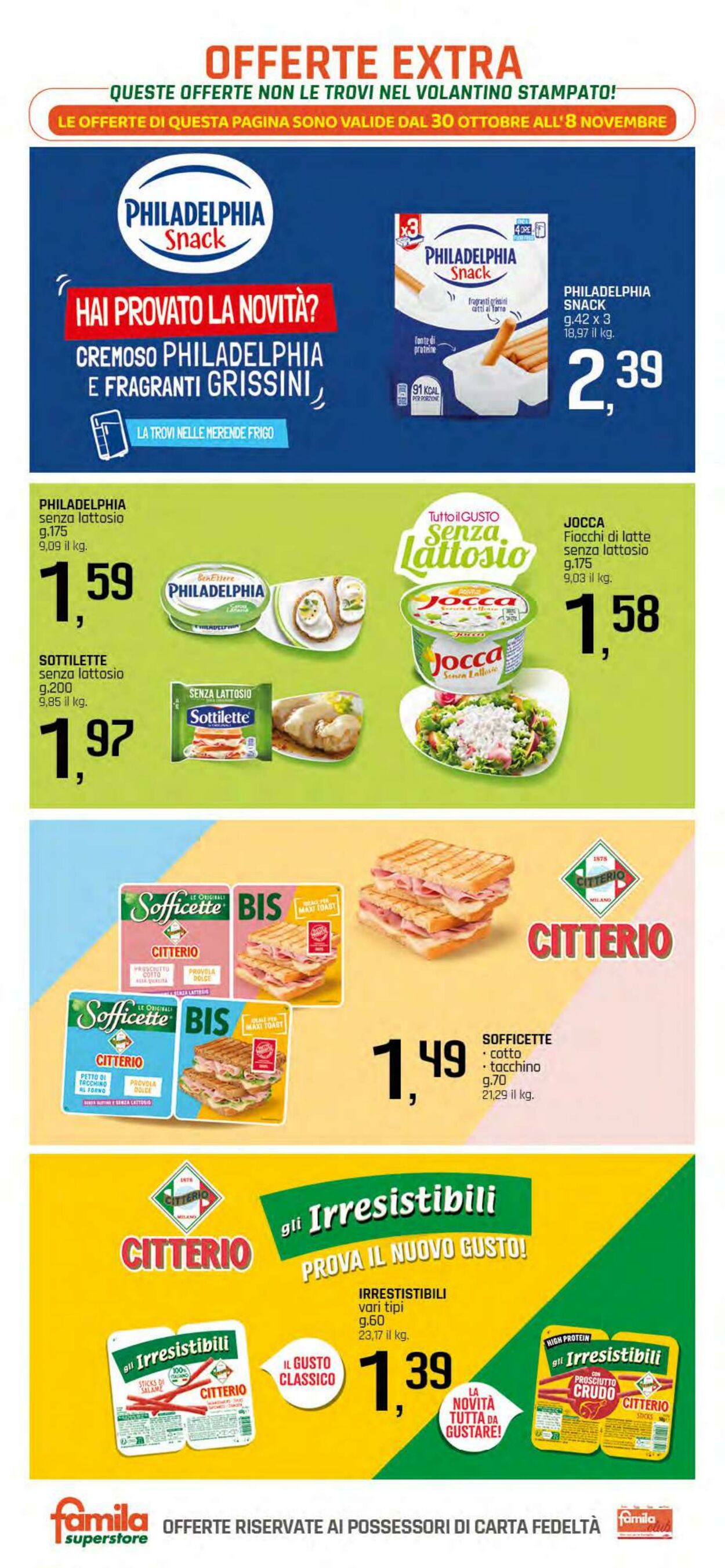 Volantino Famila 30.10.2025 - 08.11.2025