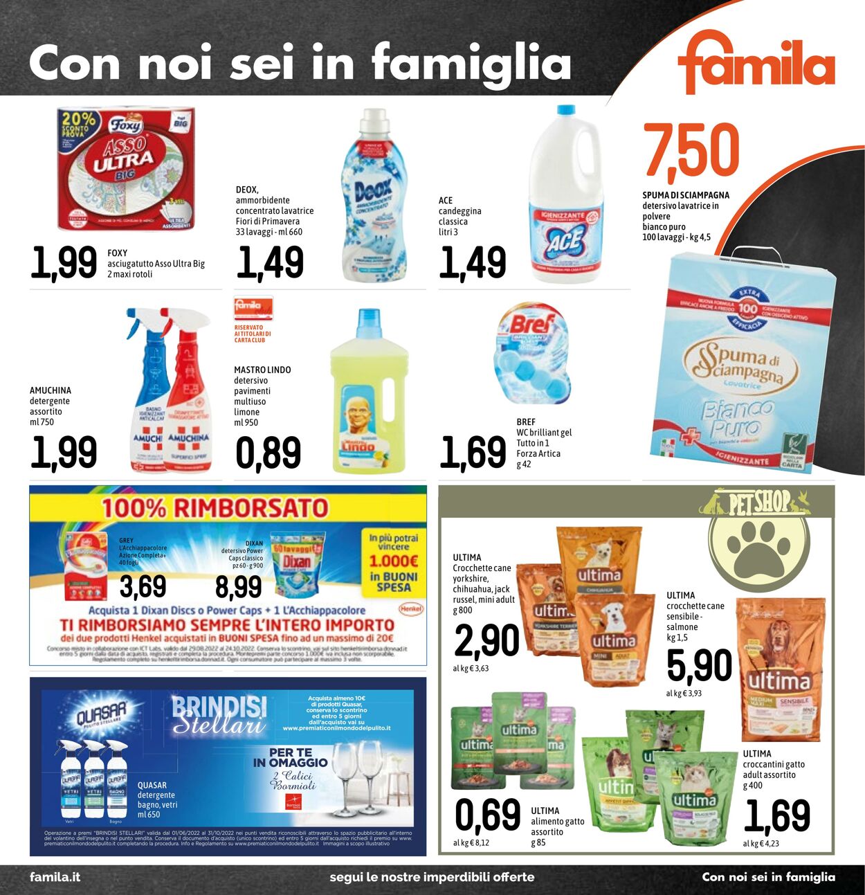 Volantino Famila 01.09.2022 - 14.09.2022