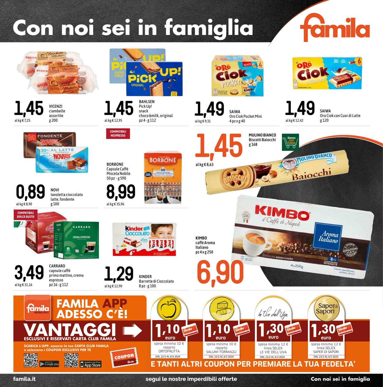 Volantino Famila 22.02.2024 - 06.03.2024