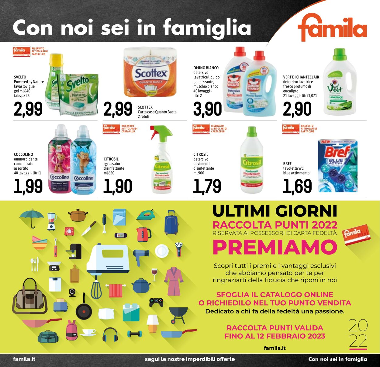 Volantino Famila 26.01.2023 - 08.02.2023