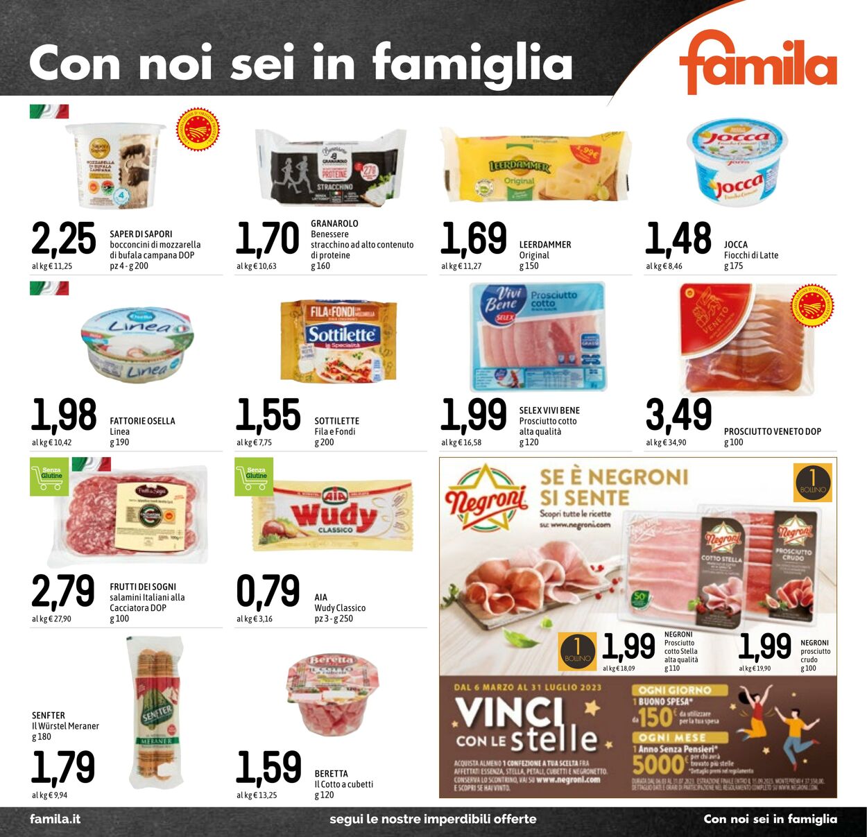 Volantino Famila 08.06.2023 - 21.06.2023