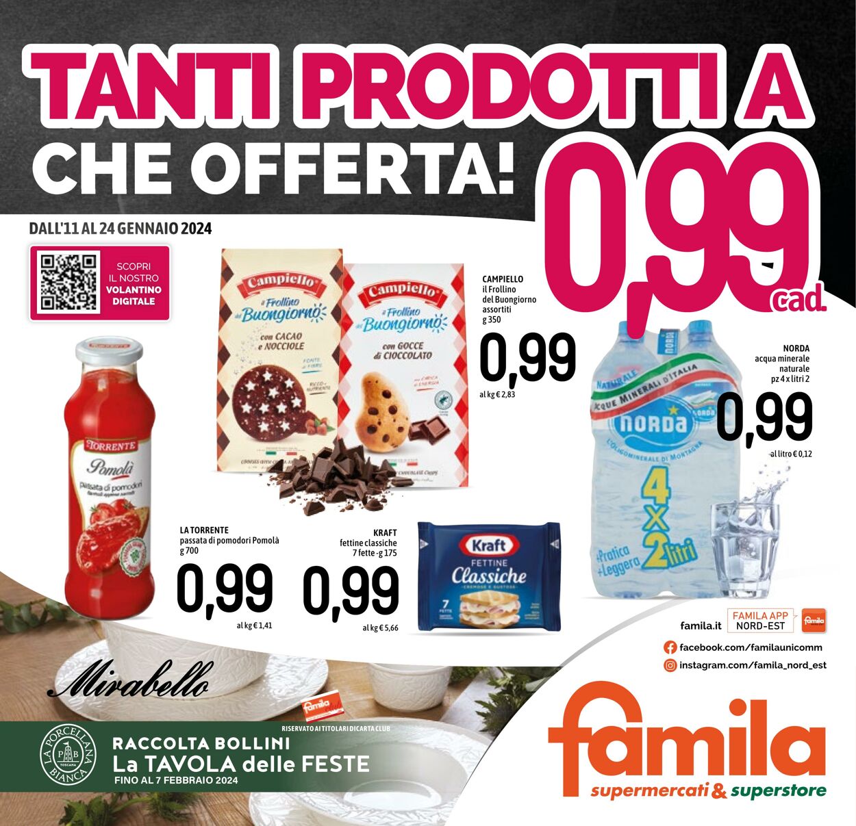 Volantino Famila 11.01.2024 - 24.01.2024