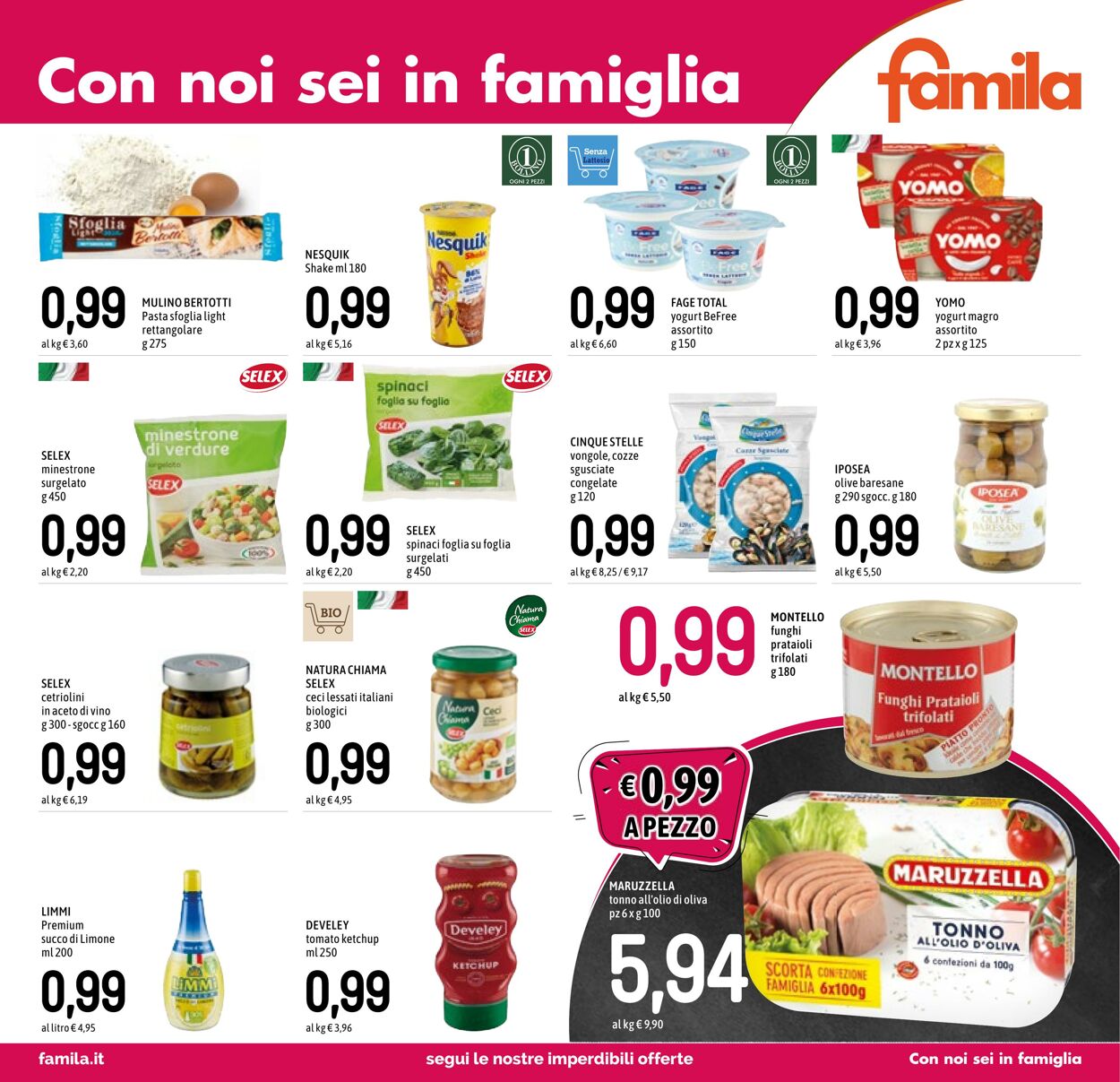 Volantino Famila 11.01.2024 - 24.01.2024