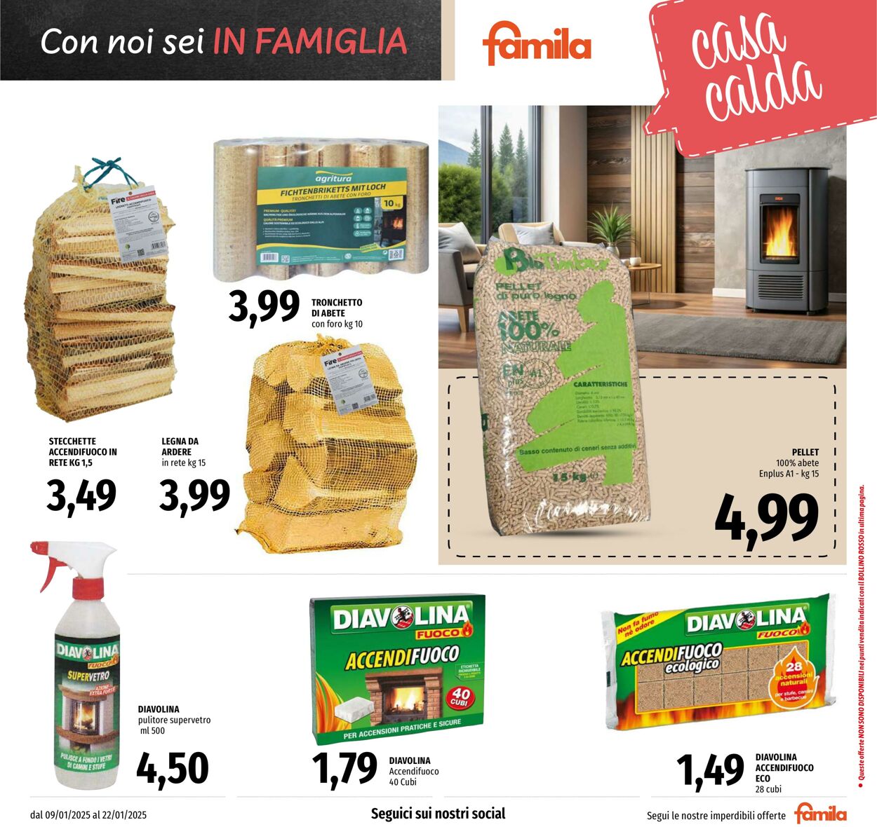 Volantino Famila 09.01.2025 - 22.01.2025