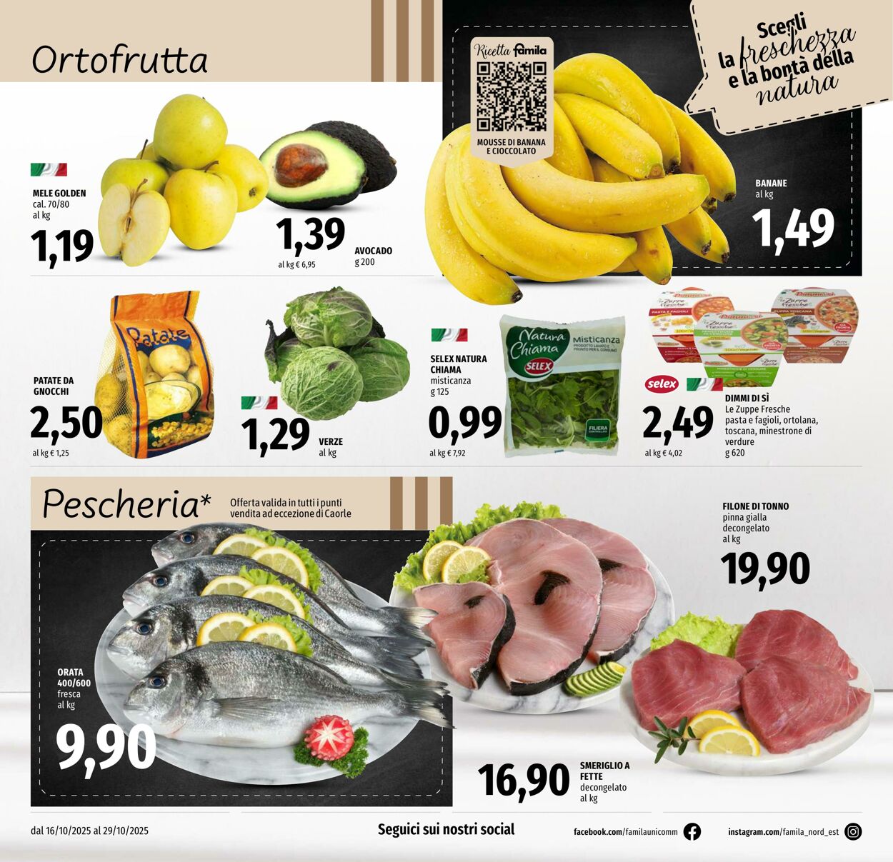 Volantino Famila 16.10.2025 - 29.10.2025