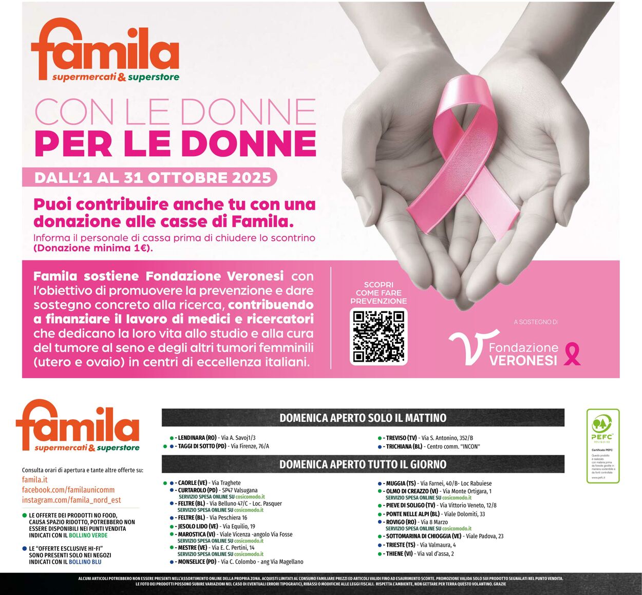 Volantino Famila 16.10.2025 - 29.10.2025