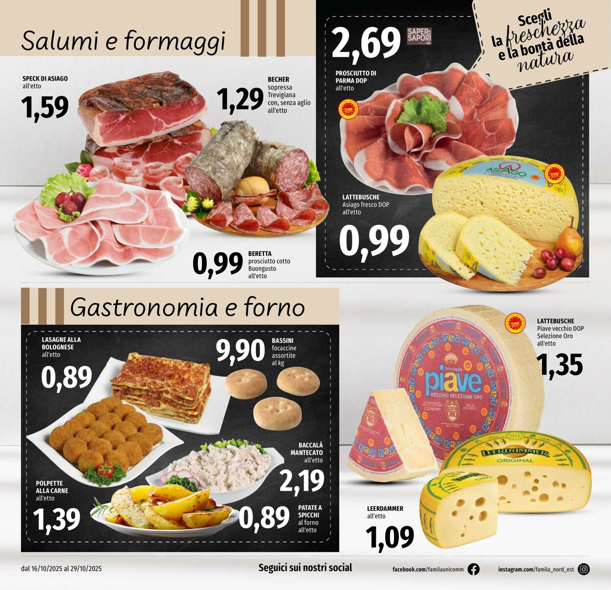 Volantino Famila 16.10.2025 - 29.10.2025
