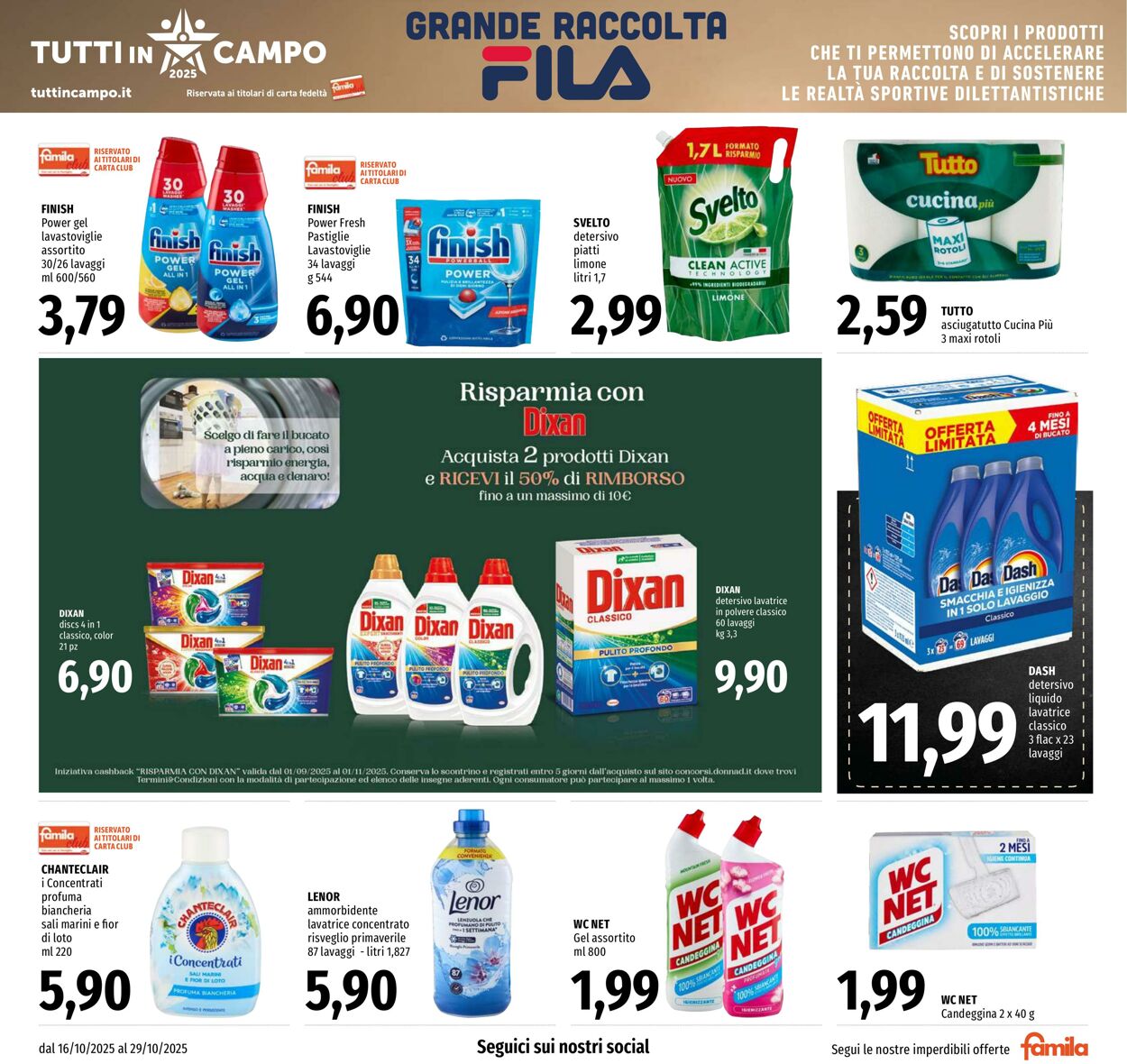 Volantino Famila 16.10.2025 - 29.10.2025