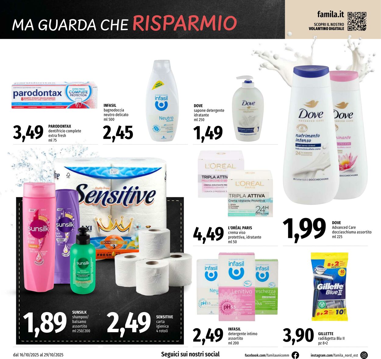 Volantino Famila 16.10.2025 - 29.10.2025