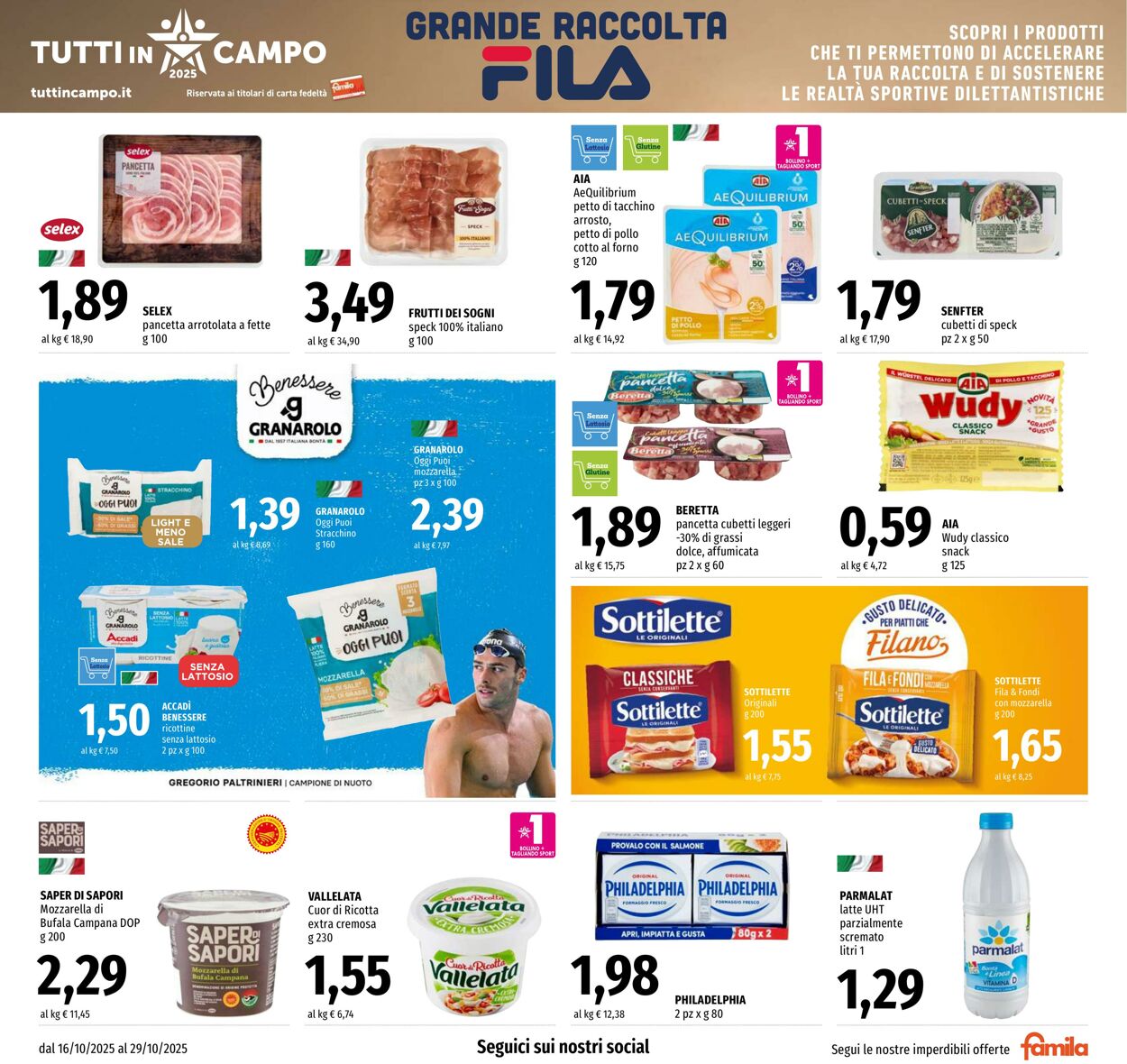 Volantino Famila 16.10.2025 - 29.10.2025