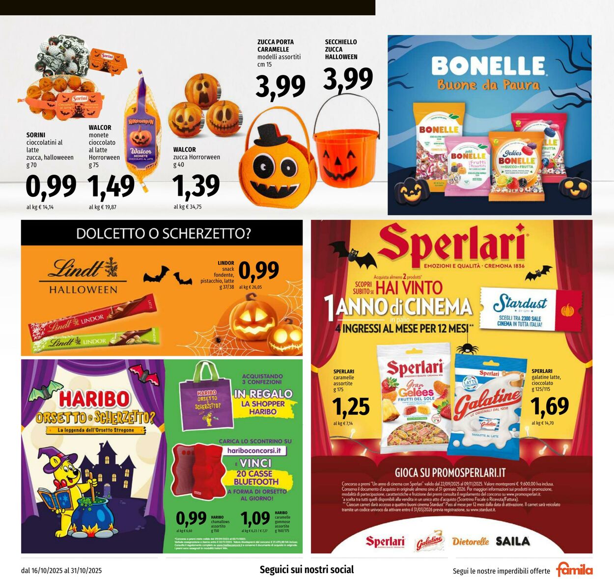 Volantino Famila 16.10.2025 - 29.10.2025
