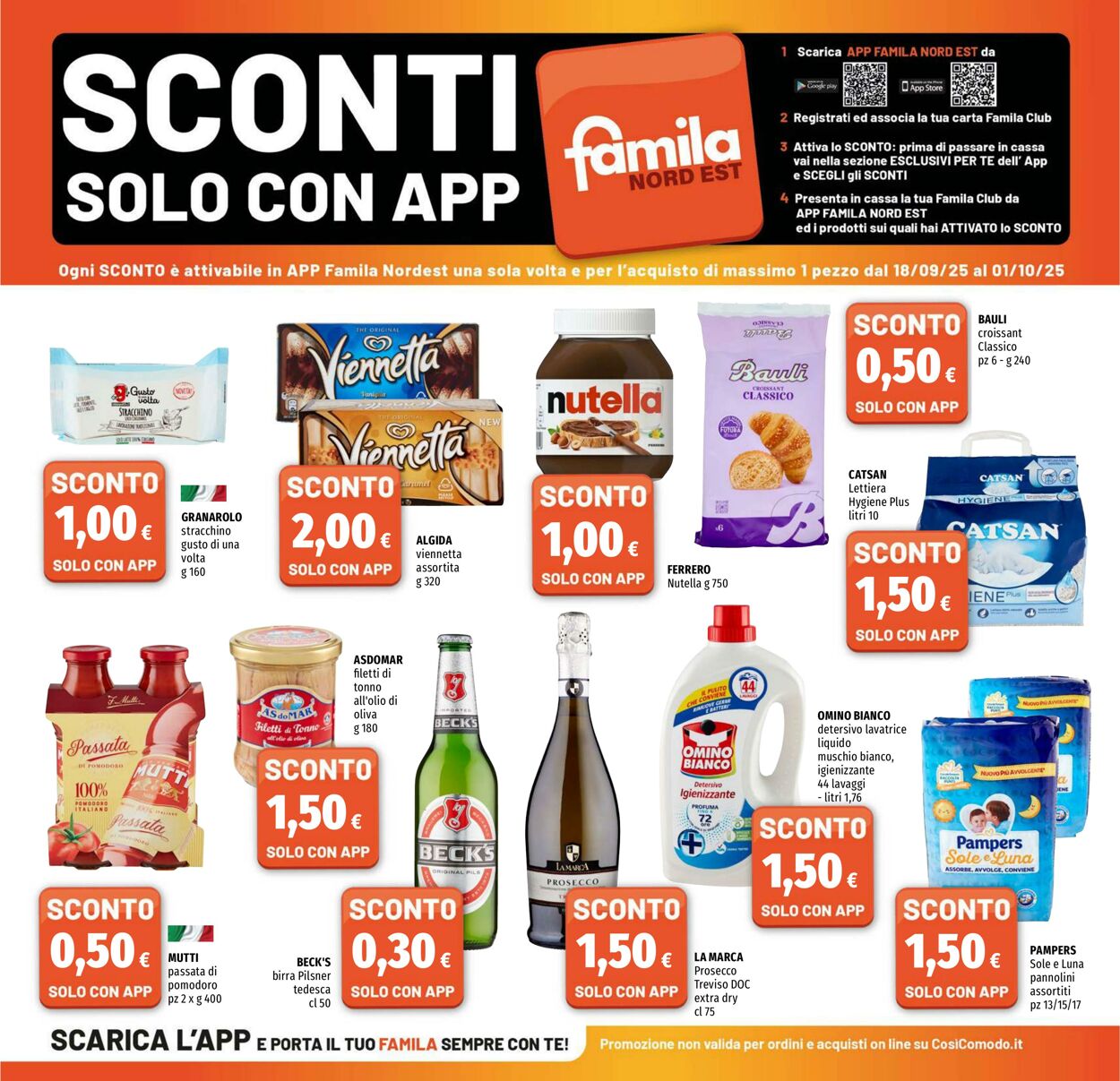 Volantino Famila 18.09.2025 - 01.10.2025