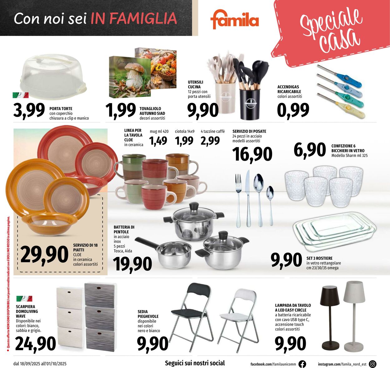 Volantino Famila 18.09.2025 - 01.10.2025