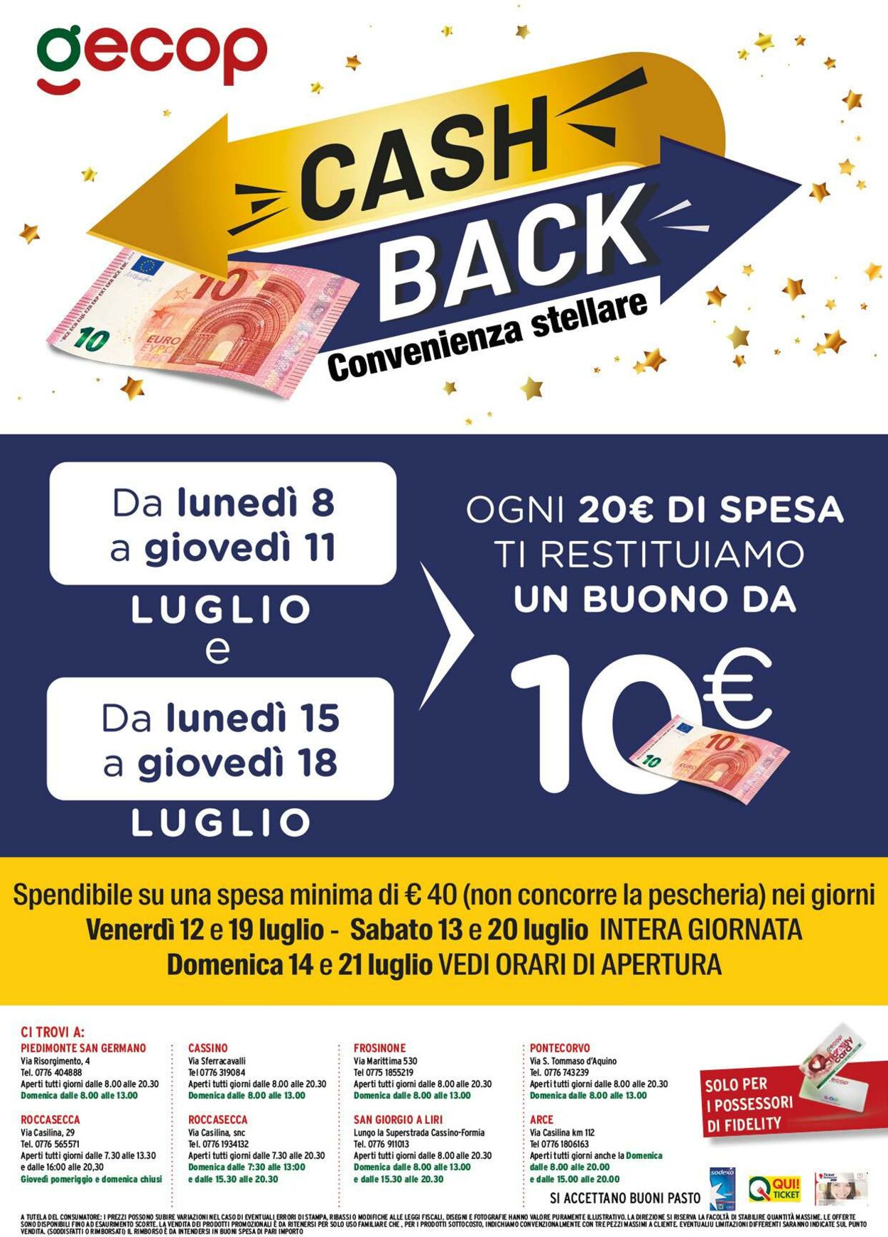 Volantino Gecop 08.07.2024 - 21.07.2024