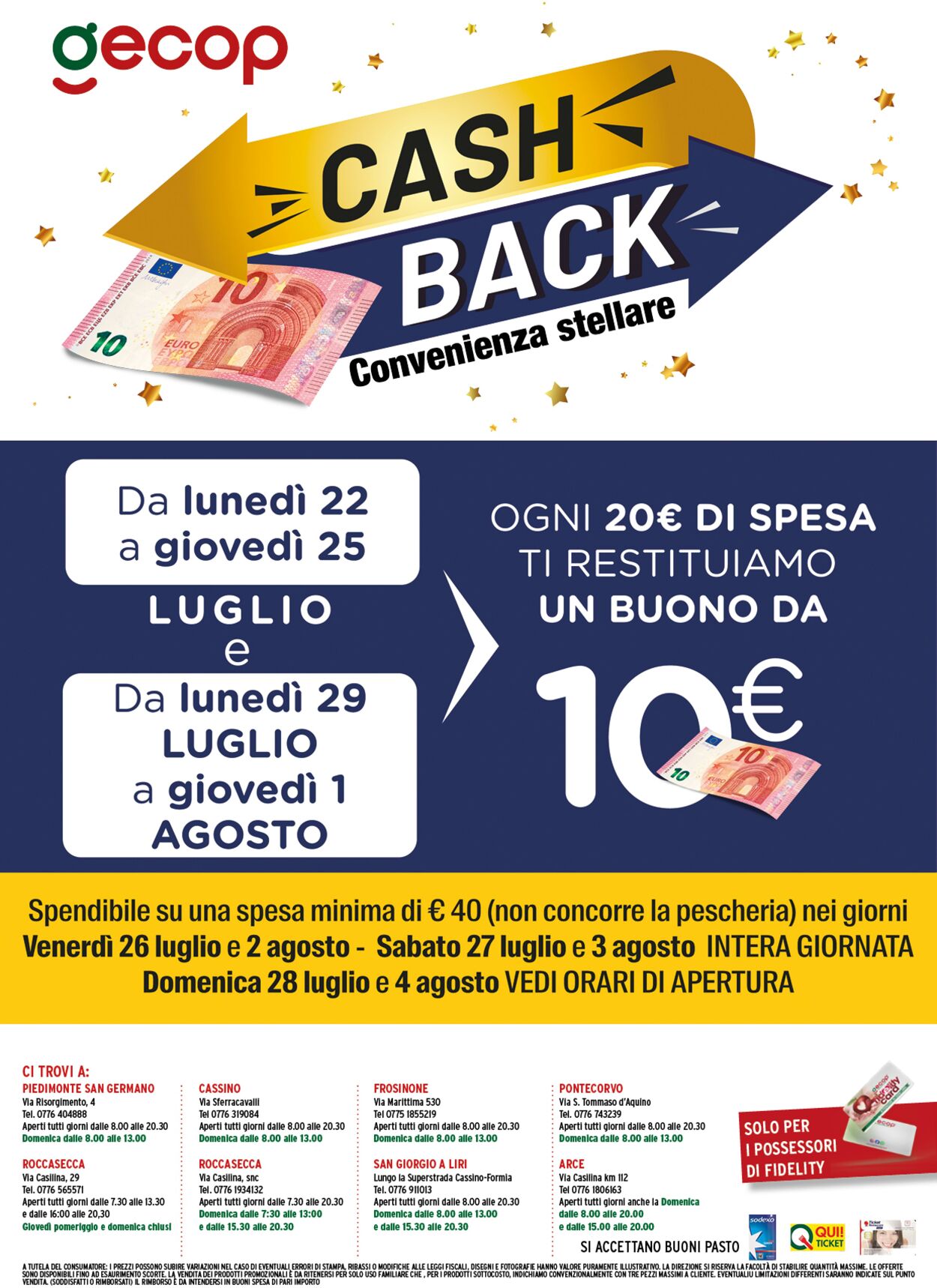 Volantino Gecop 22.07.2024 - 04.08.2024