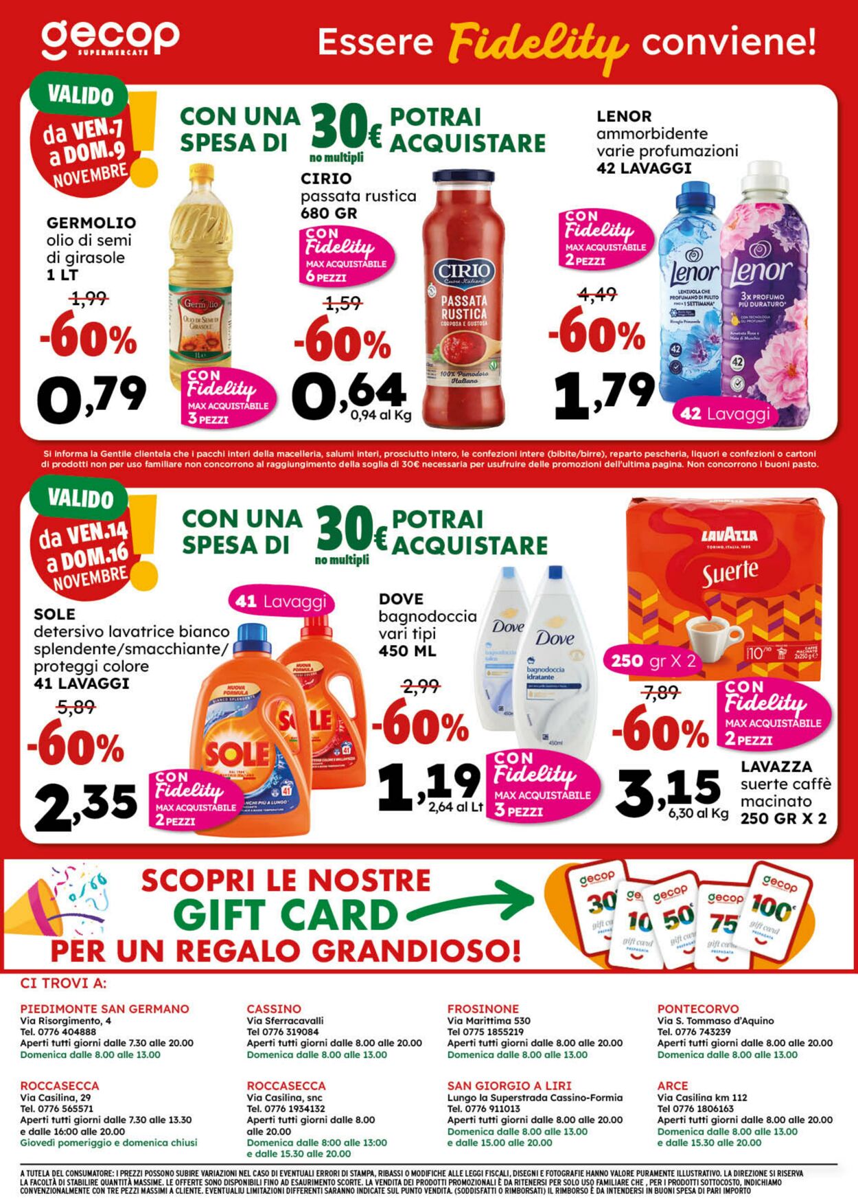 Volantino Gecop 03.11.2025 - 09.11.2025