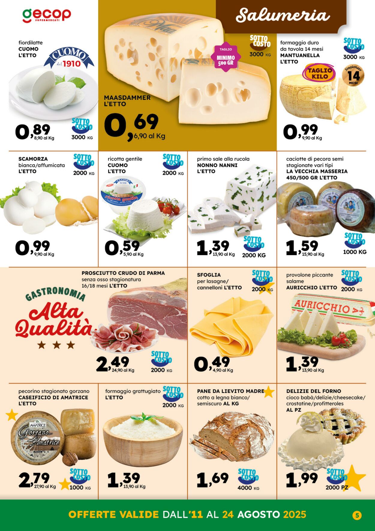Volantino Gecop 11.08.2025 - 24.08.2025