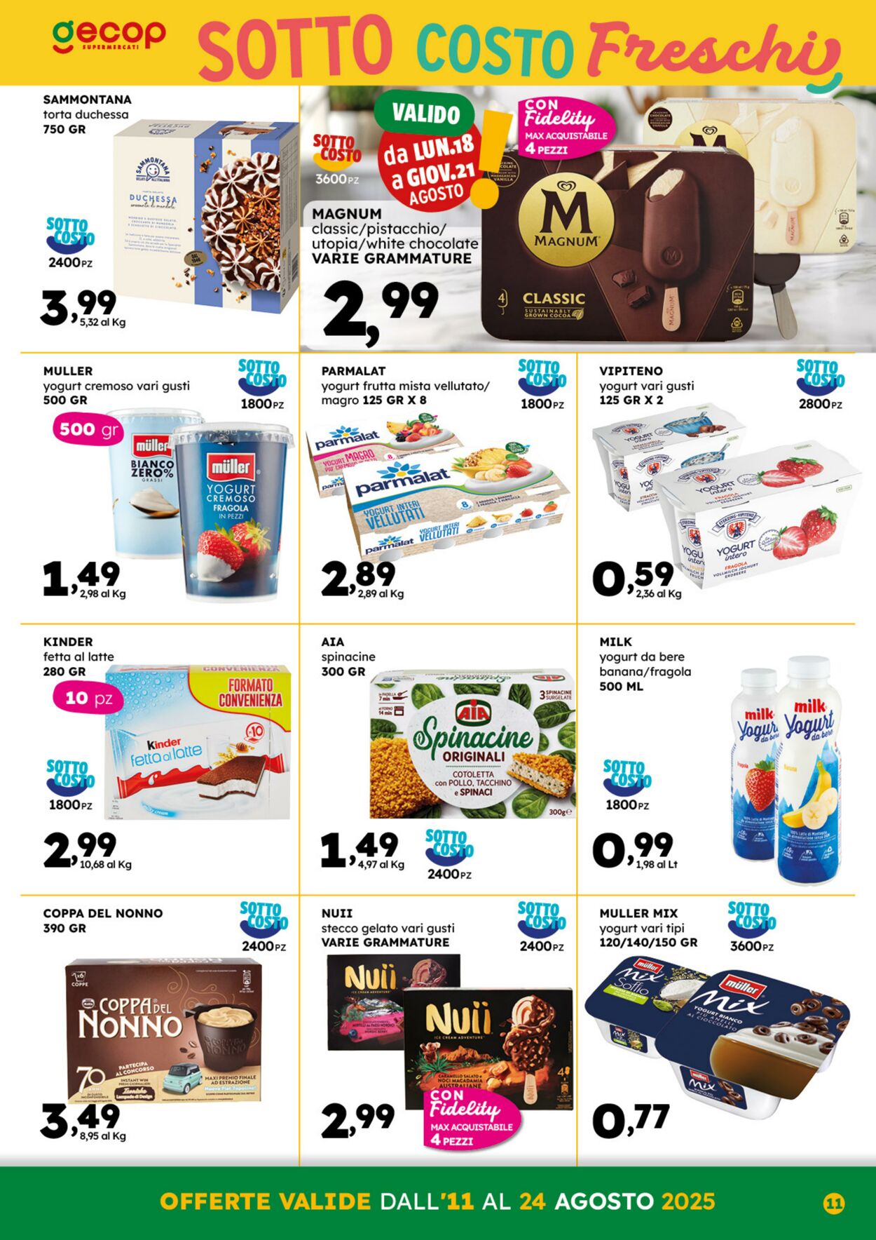 Volantino Gecop 11.08.2025 - 24.08.2025