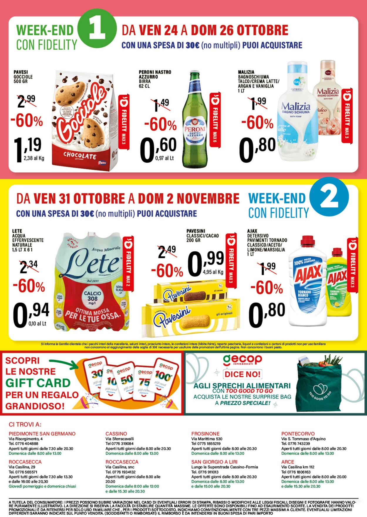 Volantino Gecop 20.10.2025 - 02.11.2025