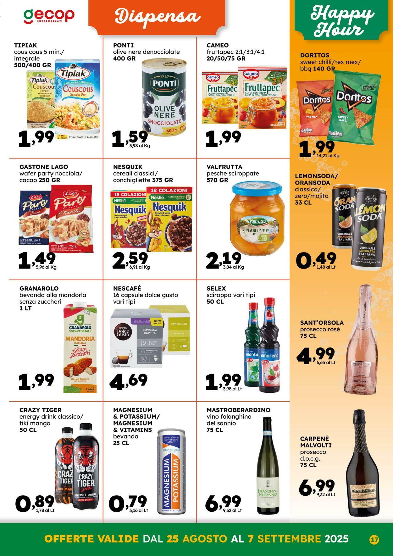 Volantino Gecop 25.08.2025 - 07.09.2025