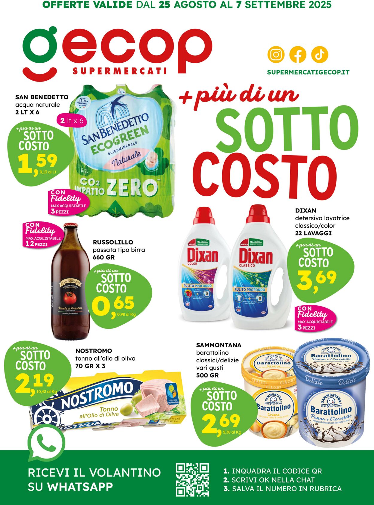 Volantino Gecop 25.08.2025 - 07.09.2025