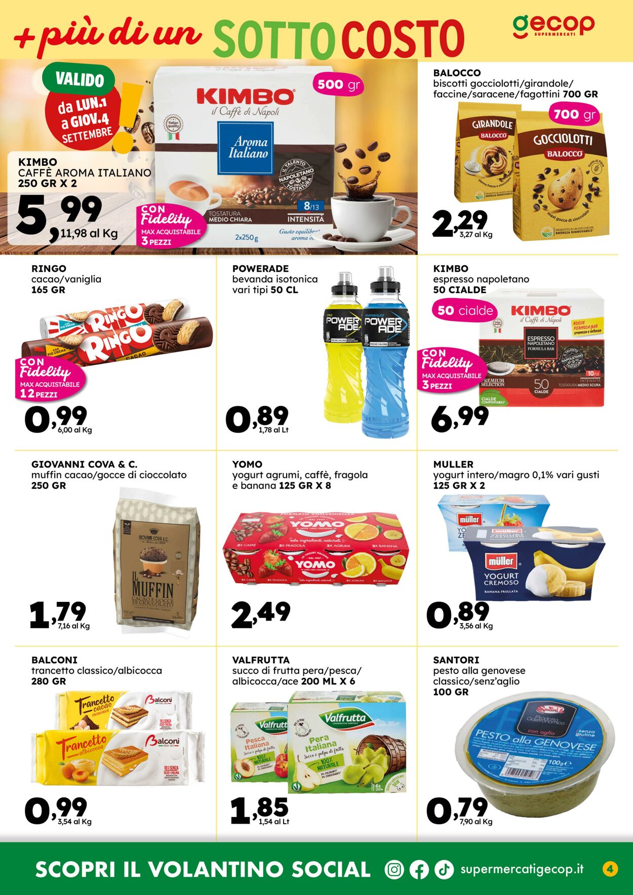 Volantino Gecop 25.08.2025 - 07.09.2025