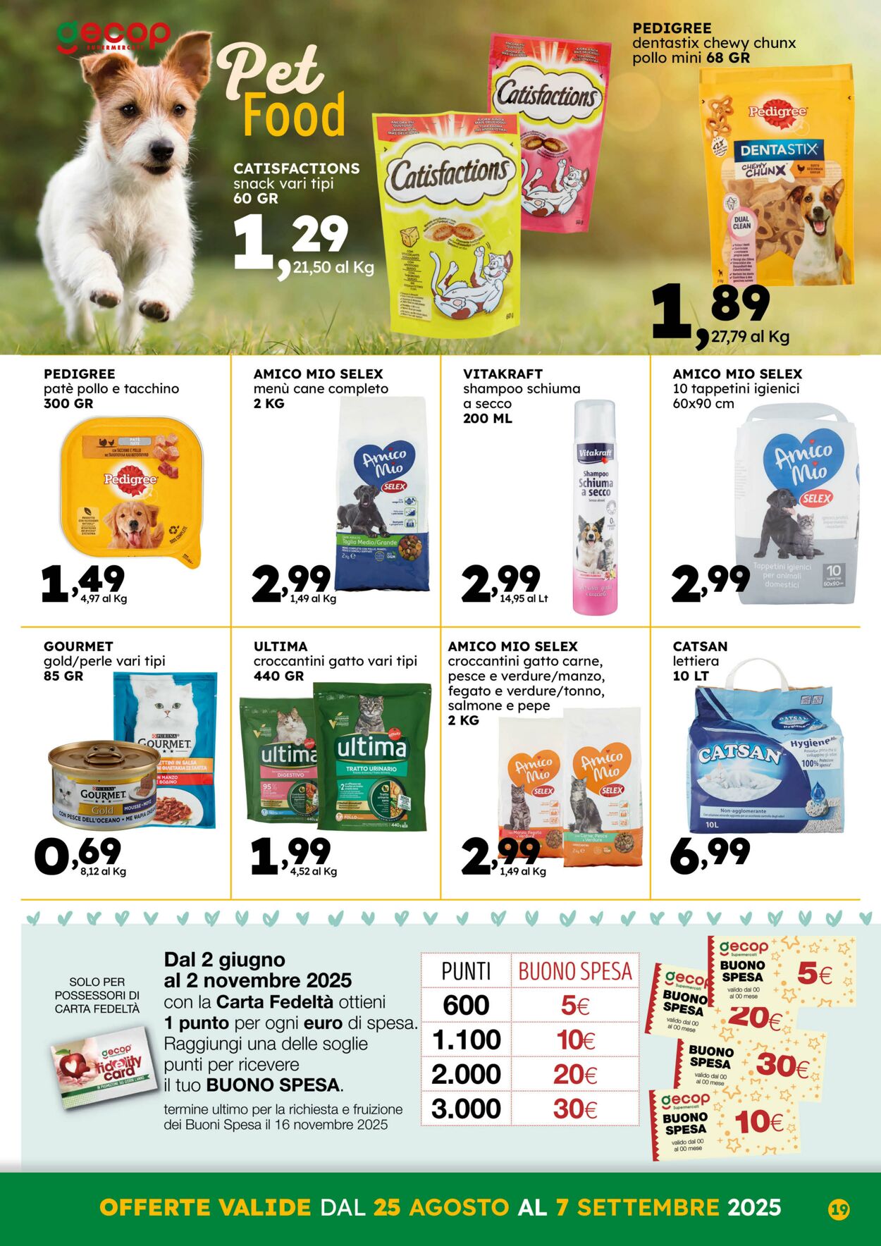 Volantino Gecop 25.08.2025 - 07.09.2025