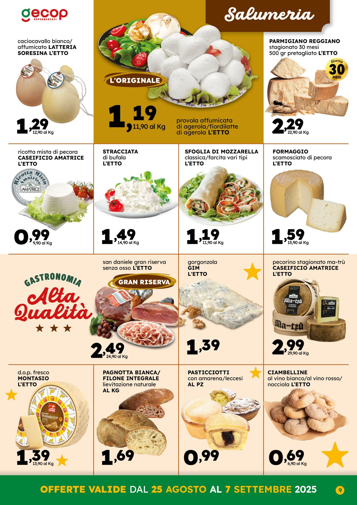 Volantino Gecop 25.08.2025 - 07.09.2025