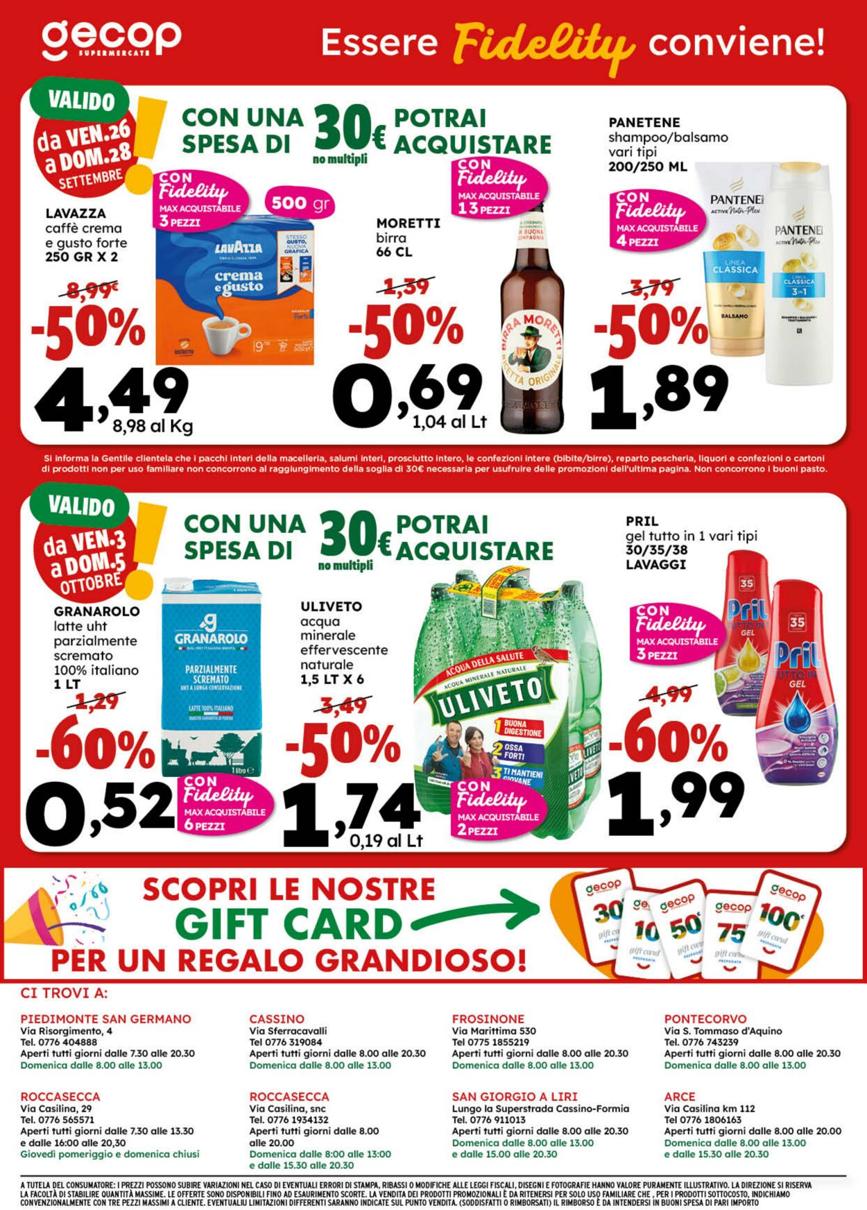 Volantino Gecop 22.09.2025 - 05.10.2025