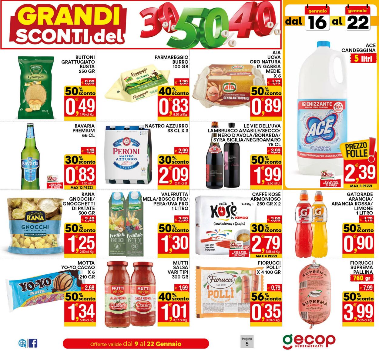 Volantino Gecop 09.01.2023 - 22.01.2023