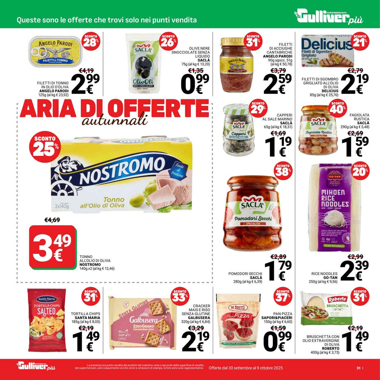 Volantino Gulliver 30.09.2025 - 09.10.2025