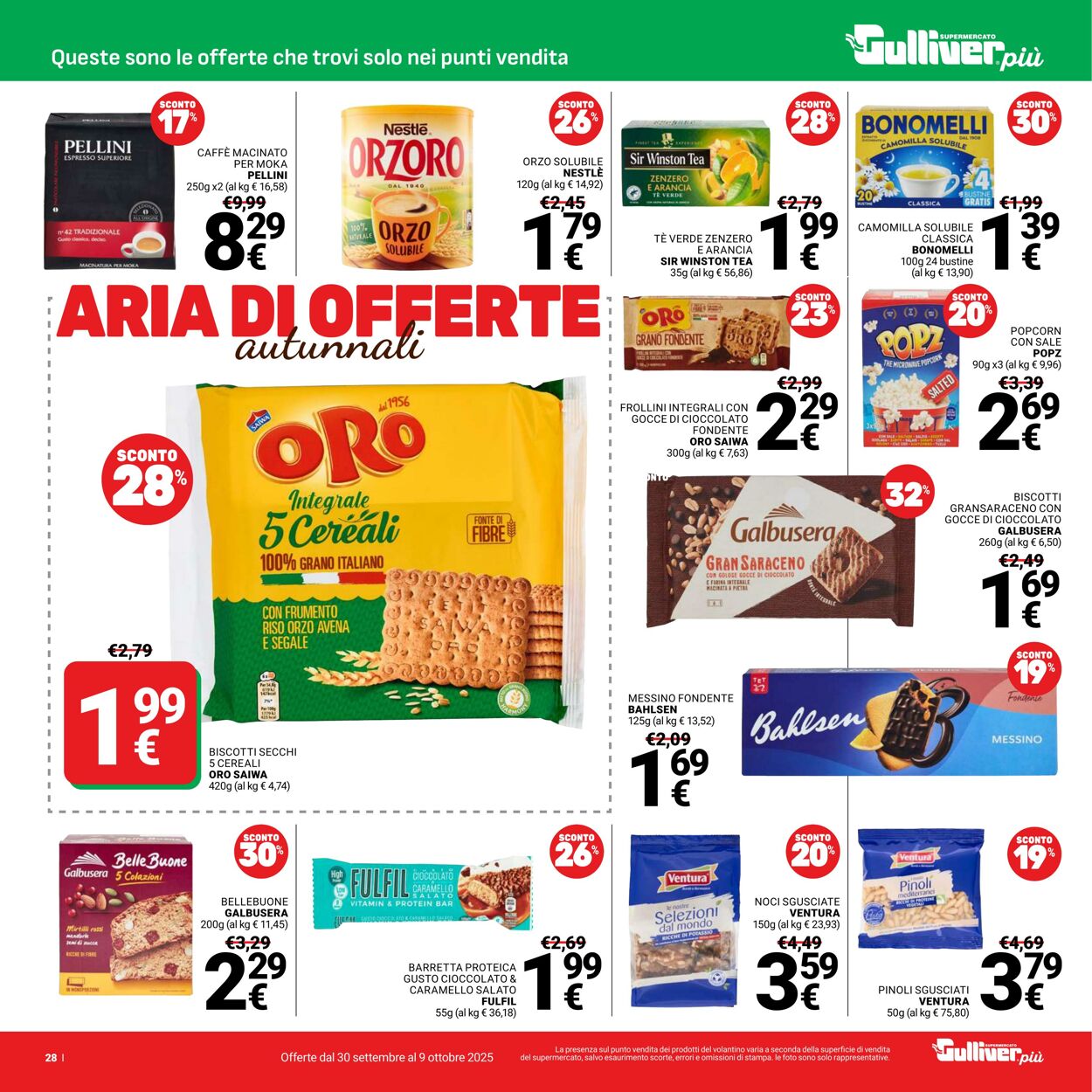 Volantino Gulliver 30.09.2025 - 09.10.2025