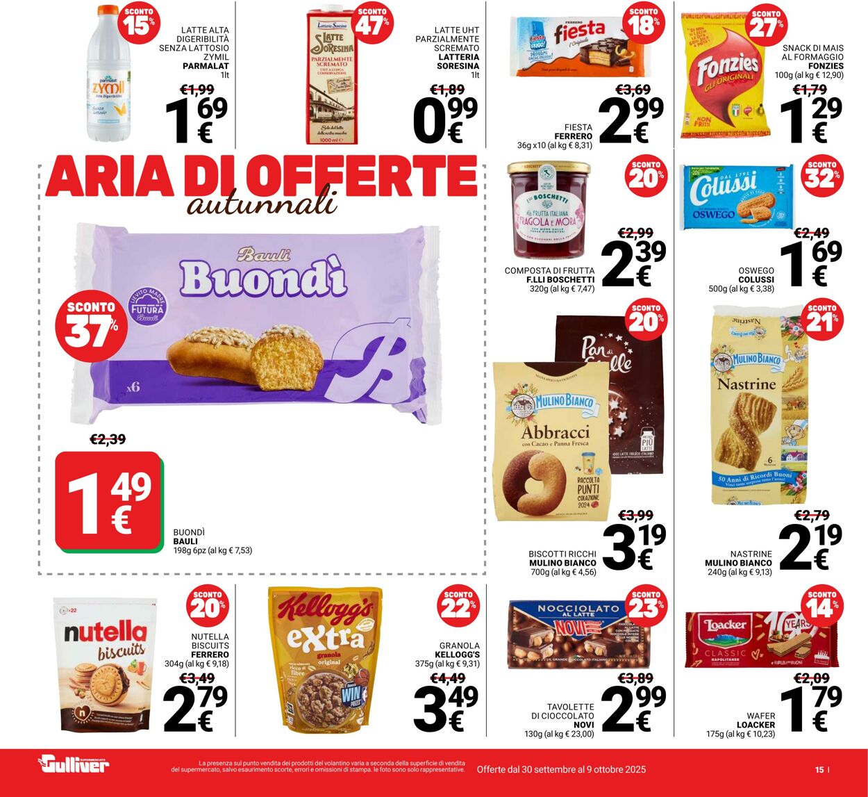 Volantino Gulliver 30.09.2025 - 09.10.2025