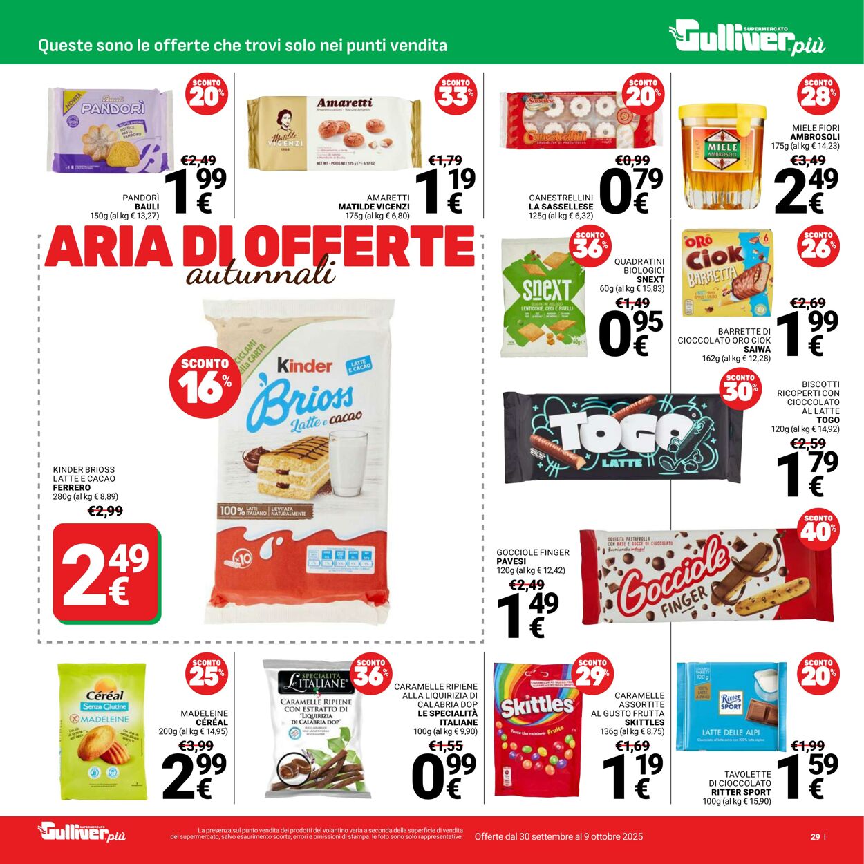 Volantino Gulliver 30.09.2025 - 09.10.2025