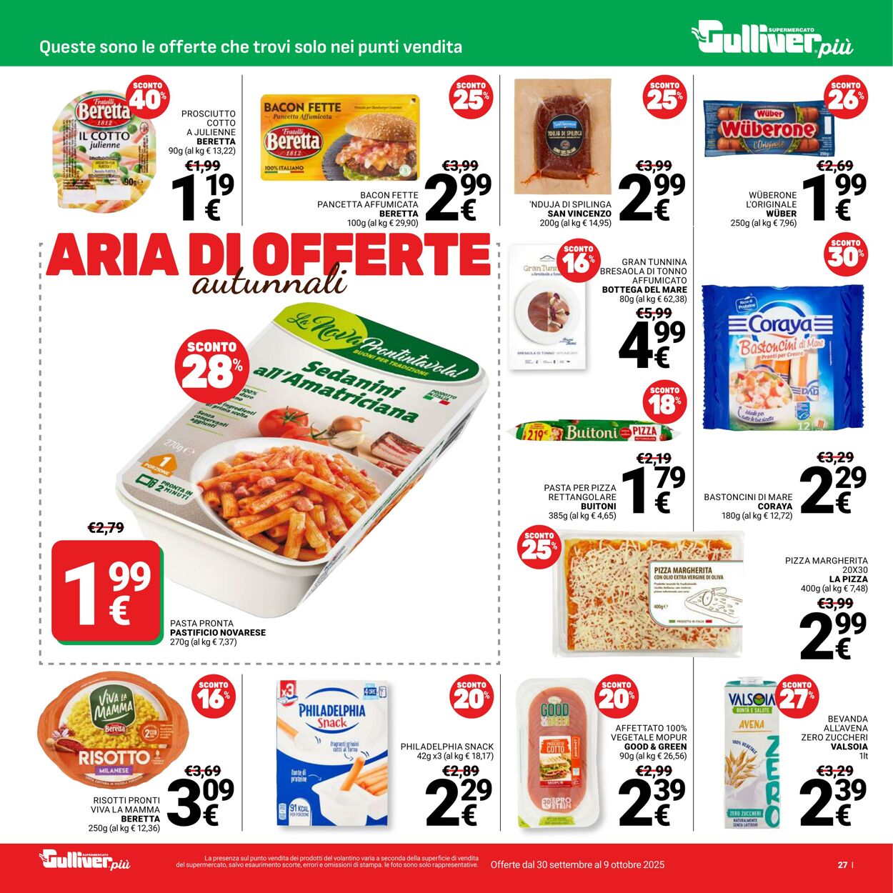 Volantino Gulliver 30.09.2025 - 09.10.2025
