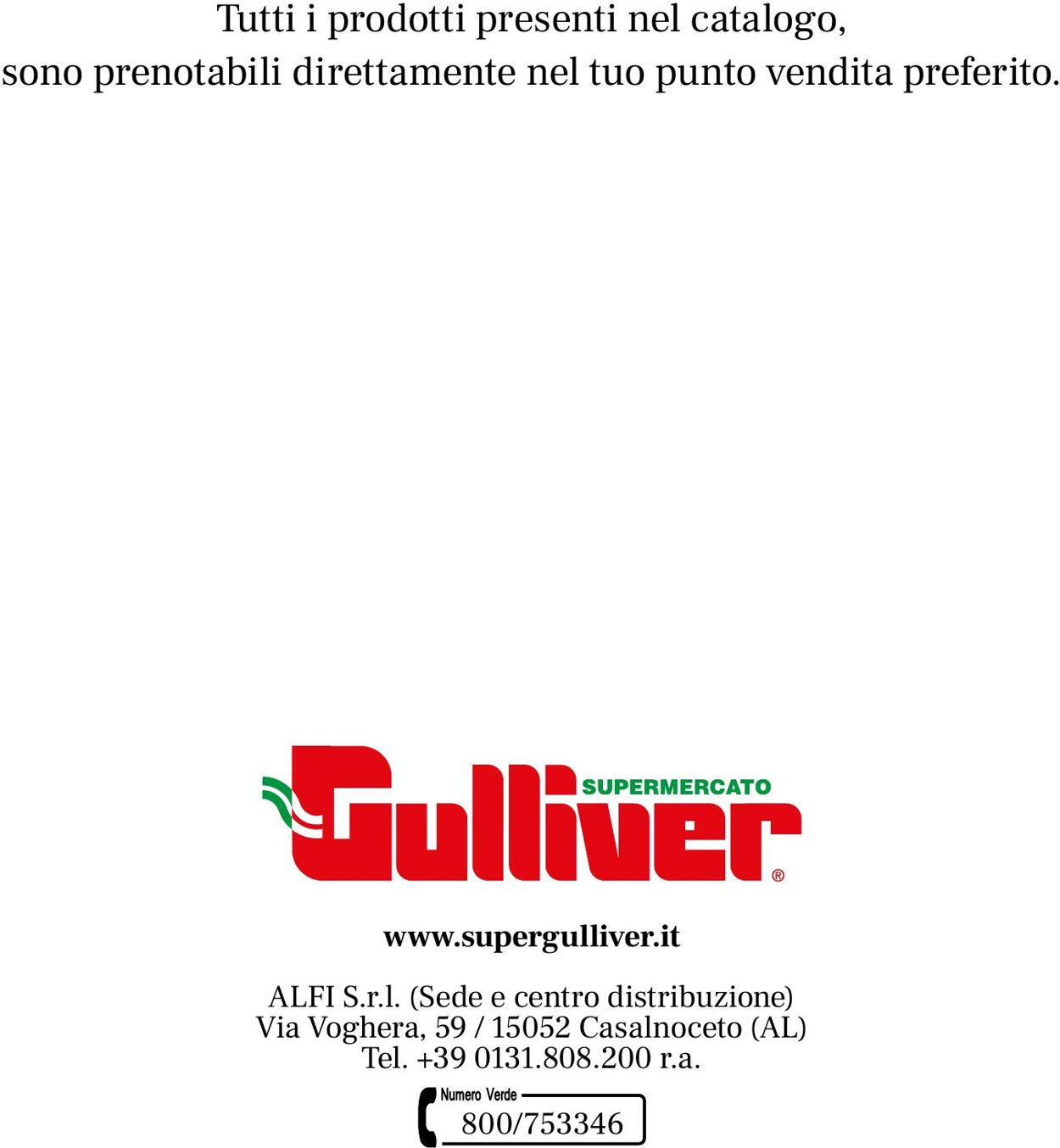 Volantino Gulliver 17.11.2025 - 31.12.2025