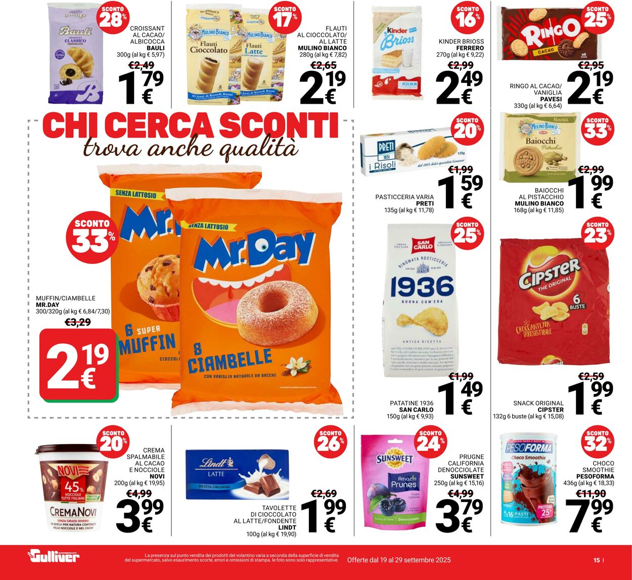 Volantino Gulliver 19.09.2025 - 29.09.2025