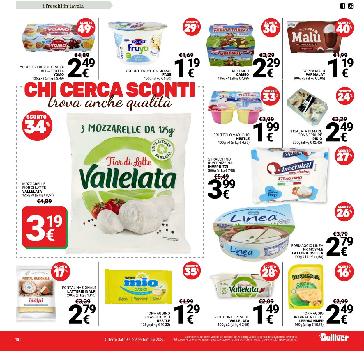 Volantino Gulliver 19.09.2025 - 29.09.2025