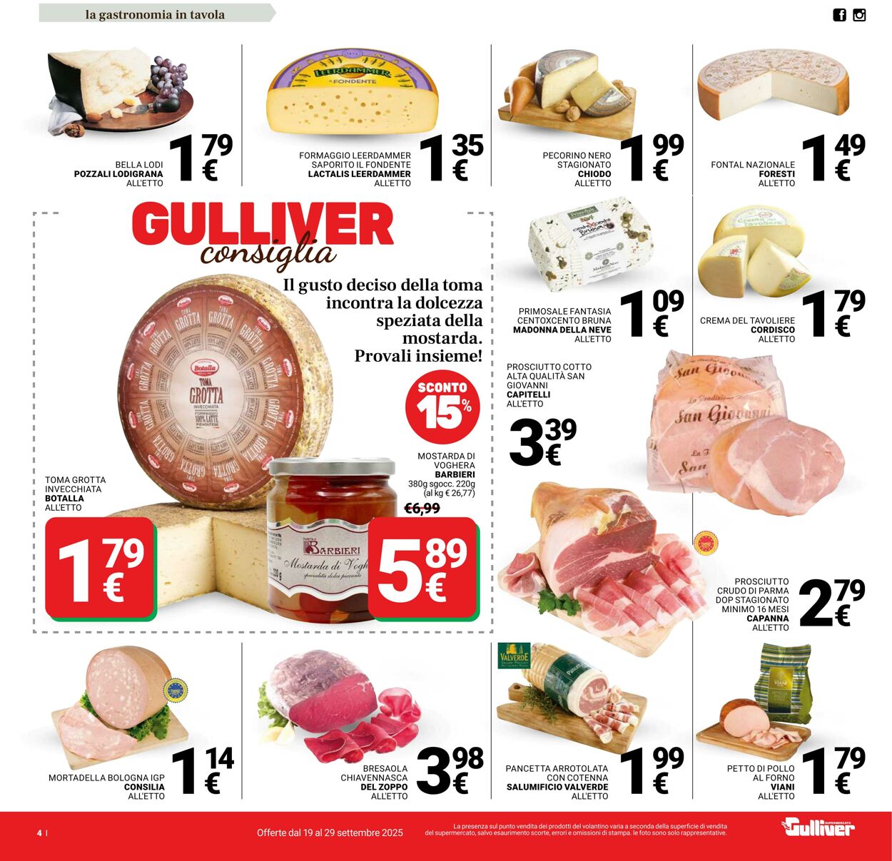 Volantino Gulliver 19.09.2025 - 29.09.2025