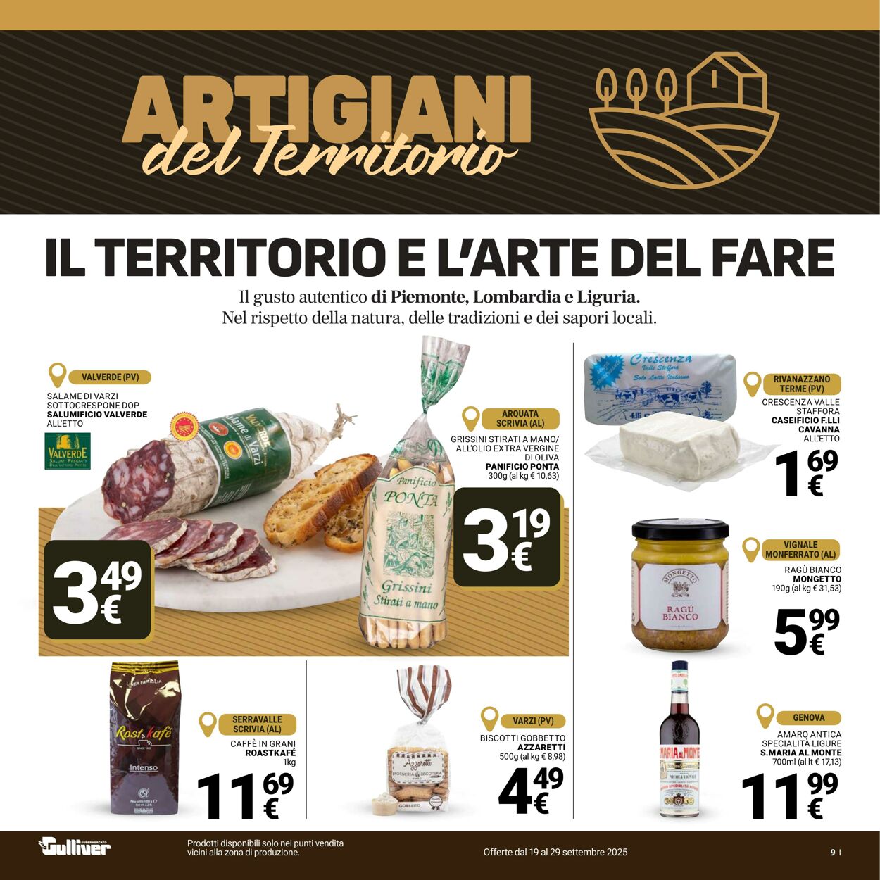 Volantino Gulliver 19.09.2025 - 29.09.2025