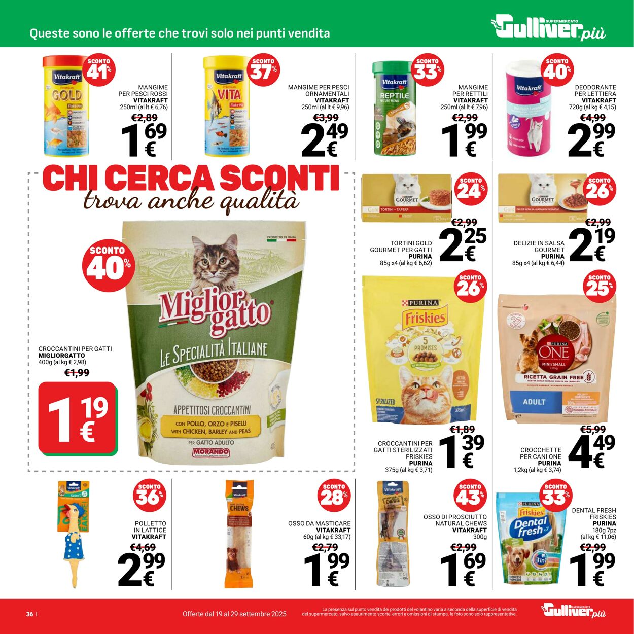 Volantino Gulliver 19.09.2025 - 29.09.2025