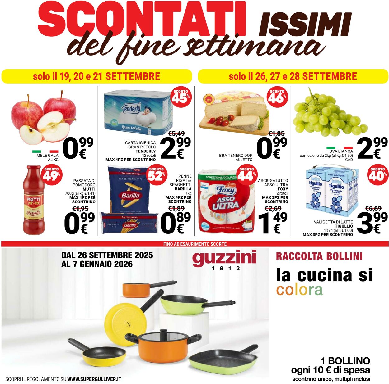 Volantino Gulliver 19.09.2025 - 29.09.2025