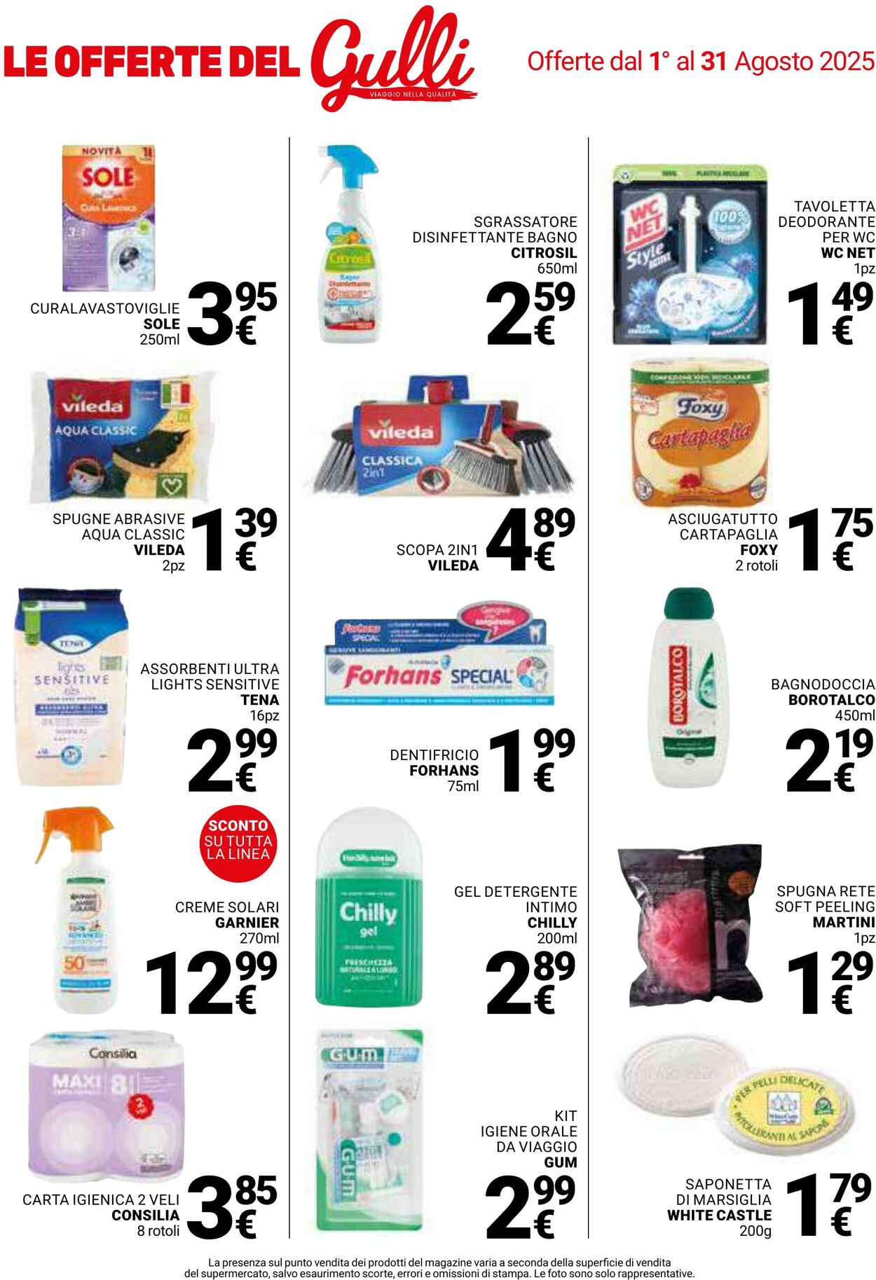 Volantino Gulliver 01.08.2025 - 31.08.2025