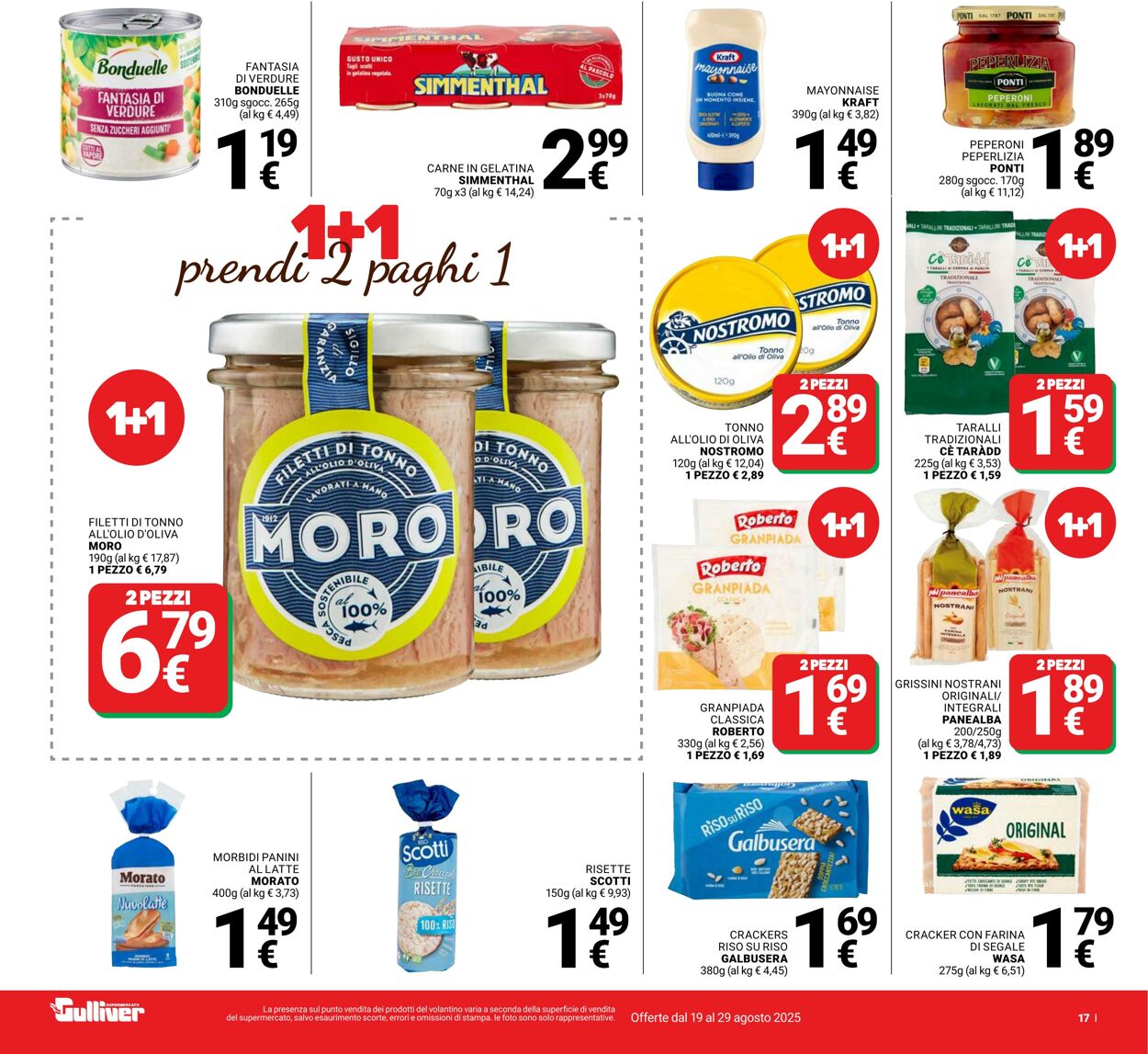 Volantino Gulliver 19.08.2025 - 29.08.2025